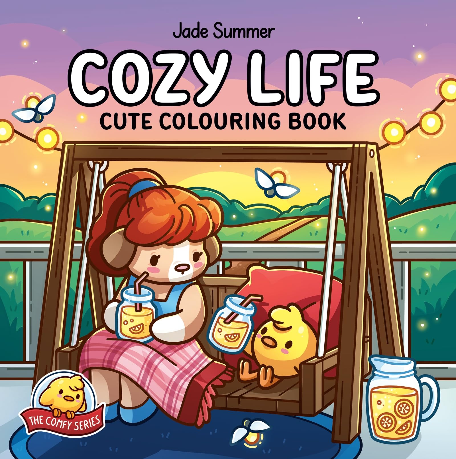 Cozy Life Cute Colouring Book