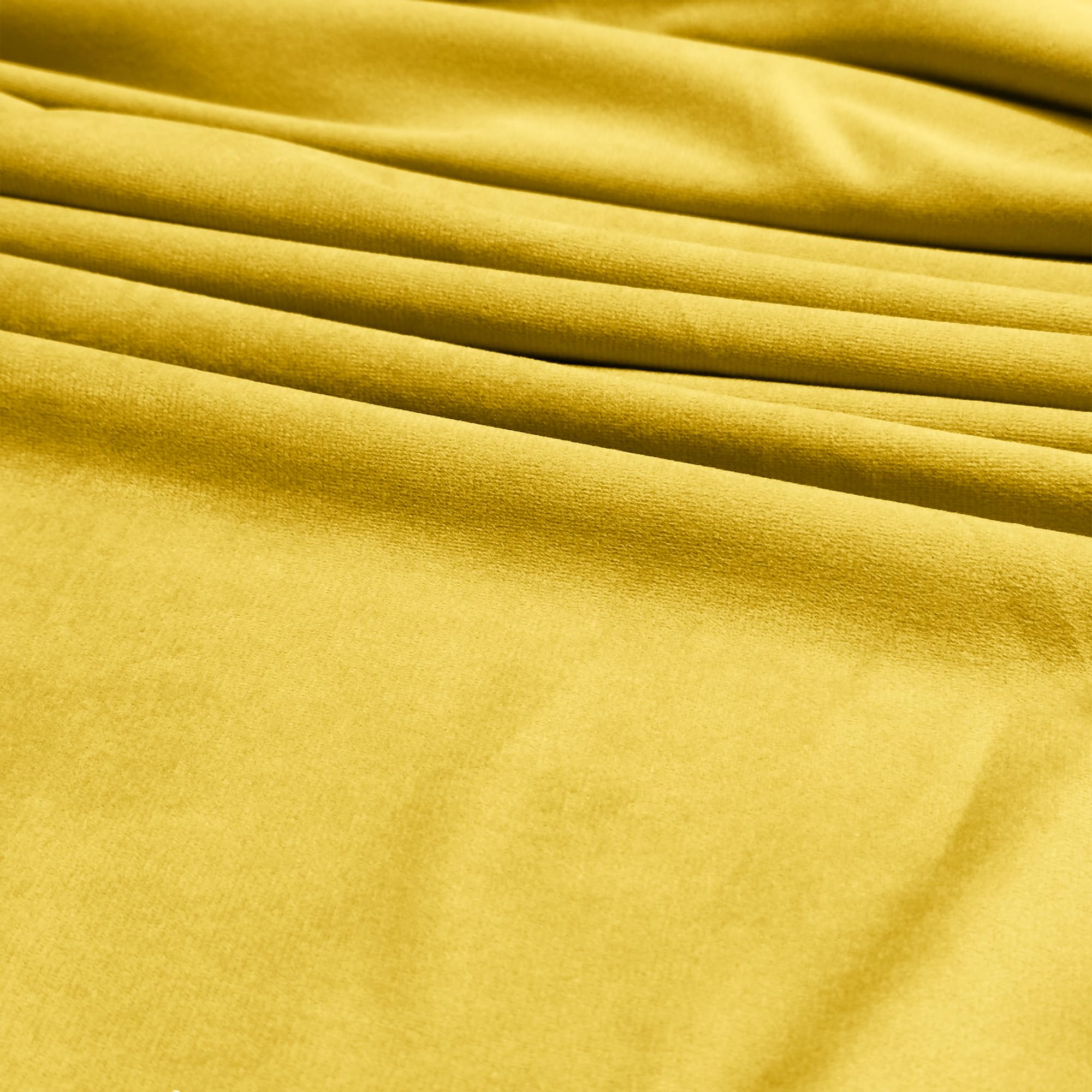 Luxury Velvet Upholstery Fabric – Soft Sheen 100% Polyester, 225 GSM Knitted Backed – Lemon – 3 Metre (300cm x 148cm)