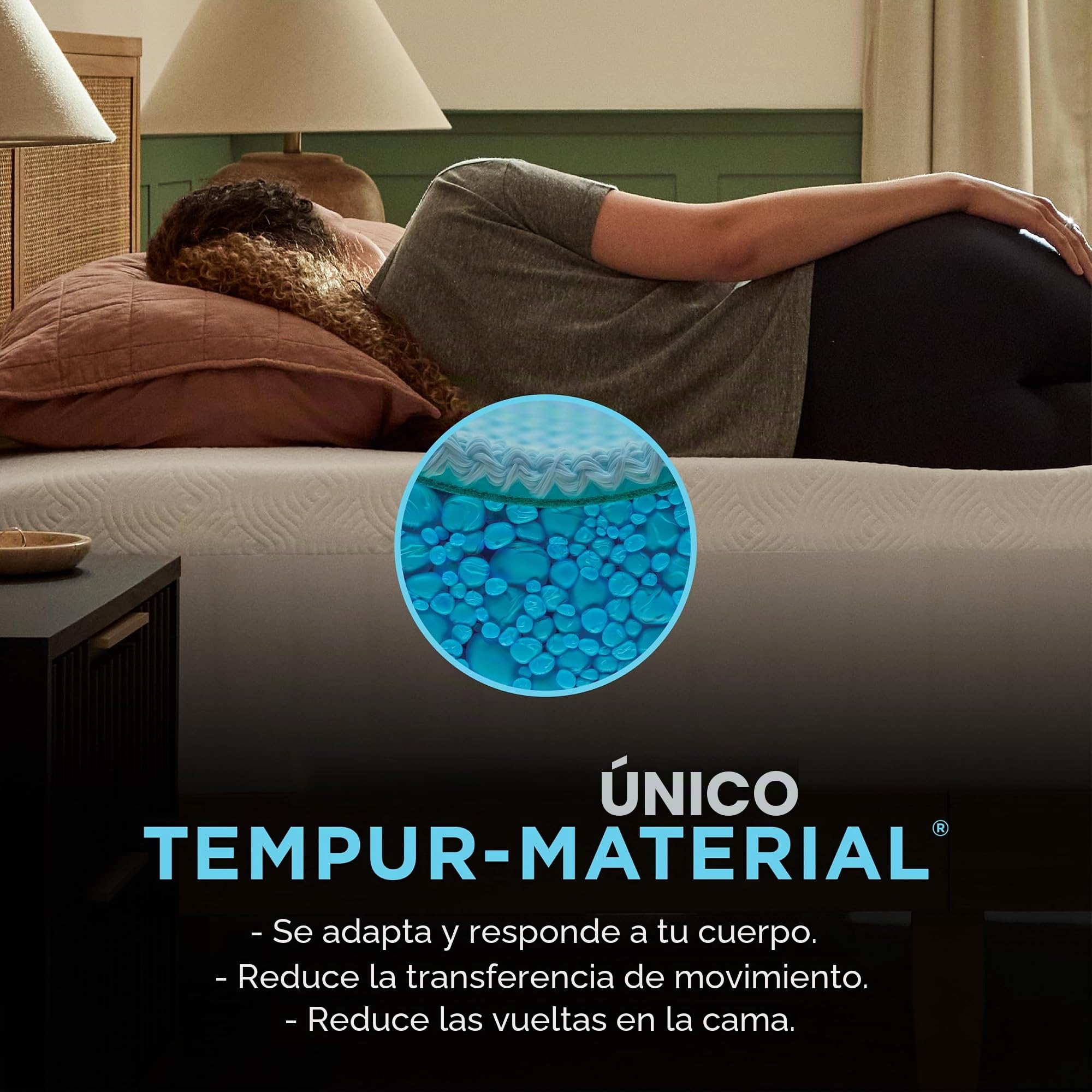 TEMPUR-PEDIC Cloud Topper Full White Plein Blanco