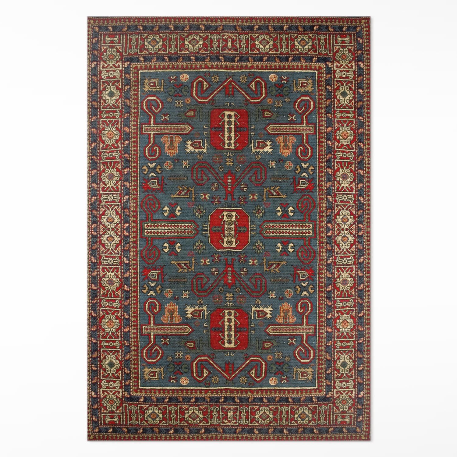 Tapis en vinyle de cuisine et salon déco maison Floorart 100x150