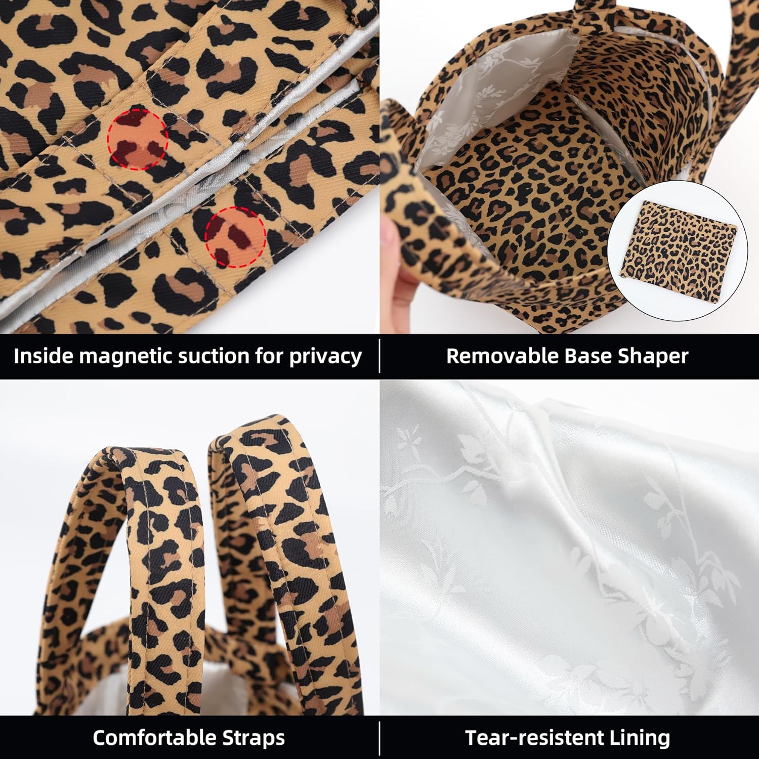 DGAZ Women Clutch Top Handle Bag Wristlet Small Tote Purse Paired with the same patterned Scrunchies for Women