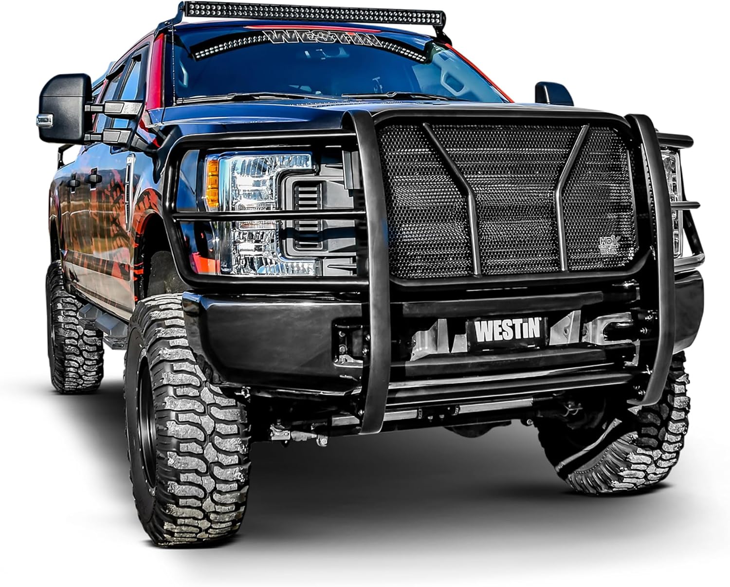 Westin 57-3905 HDX 1-Piece Grille Guard fits 2017-2022 F250 F350