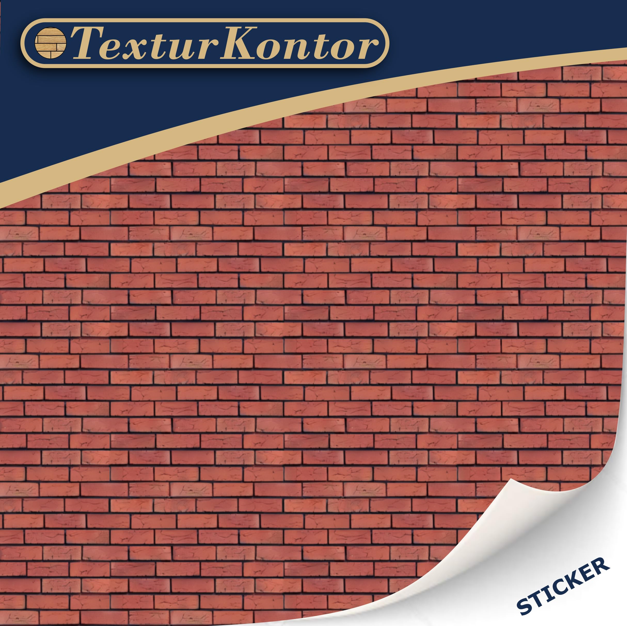 3 Sheets Self-Adhesive Decorative Film Wall Cladding for Model Making in Scale 1:87 Scale H0 (UK: 3.5 mm Scale) (Dark Joints)