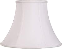 Vista 1 de Pantalla de lámpara de campana mediana blanca de 7 pulgadas superior x 14 pulgadas inferior x 11 pulgadas de inclinación x 10.5 pulgadas de alto