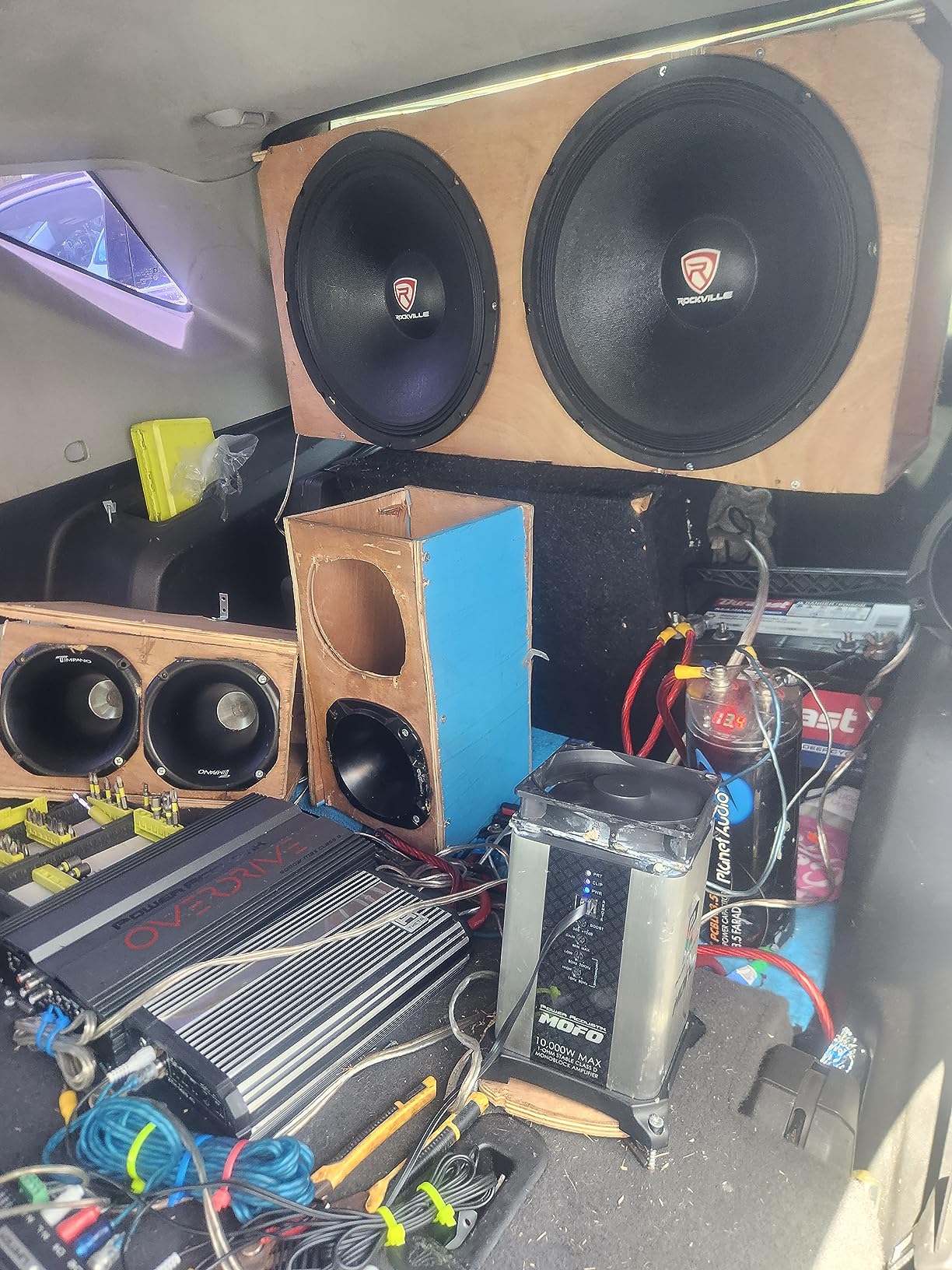 28/mo Finance Power Acoustik MOFO110KD Class D Monoblock