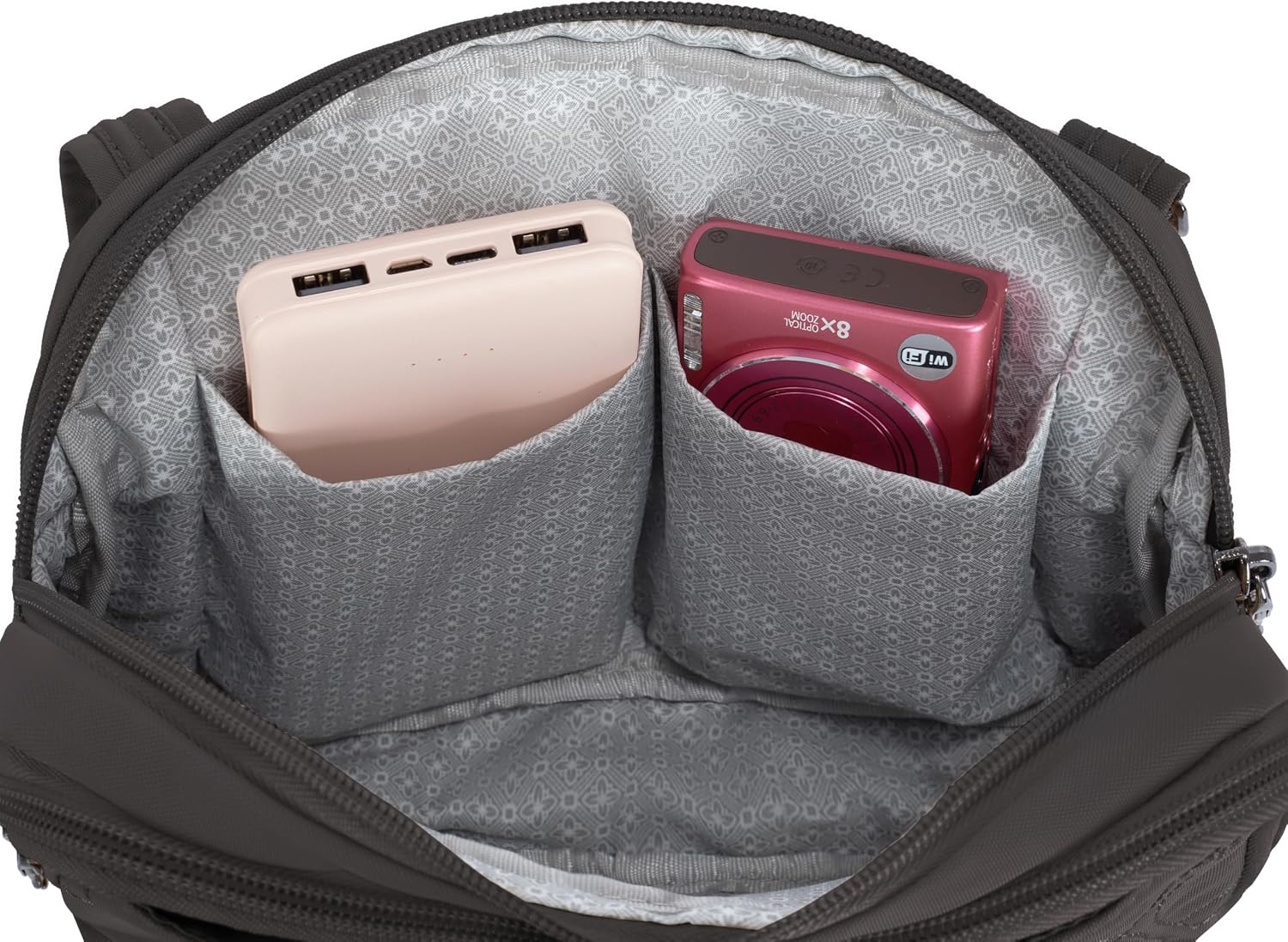 Travelon Anti-Theft Runways Double Compartment Crossbody