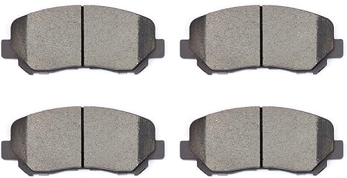 SCITOO Pastillas de freno de cerámica, 4 pastillas de freno delanteras, kits de frenos para 2015-2016 para Chrysler 200, 2013-2016 para Dodge Dart