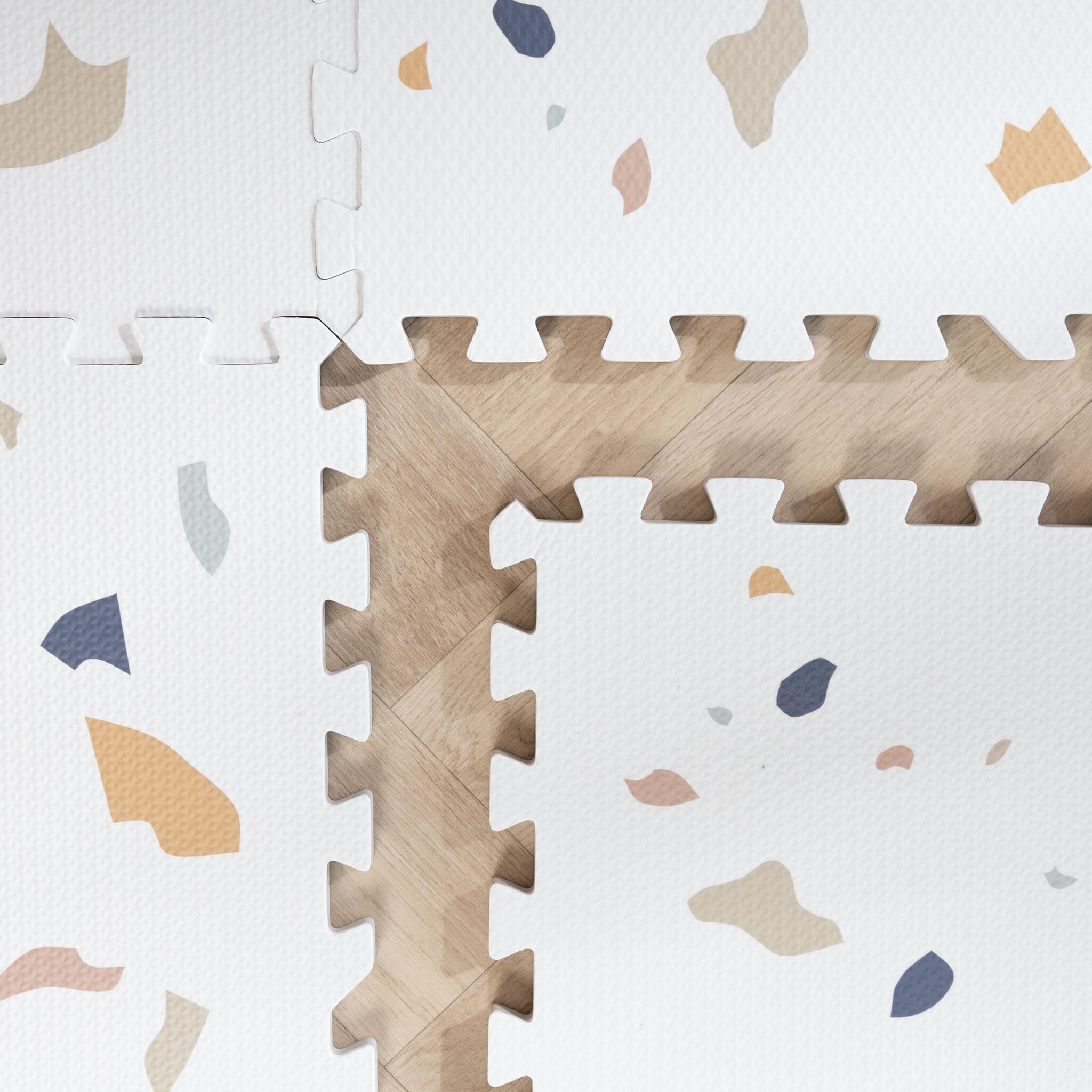 Puzzlematte - Alfie Confetti Bunt - 120x180cm - Punkte - Krabbeldecke - Spielmatte - Kinderzimmer, Babyzimmer - Jungen - Mädchen