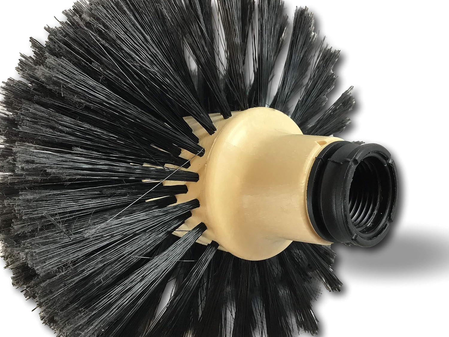 Tête de Loup Brosse Boule Ø 180 mm à Douille Vissante pour Nettoyage Poussière Toiles d'Araignées Plafonds Coins