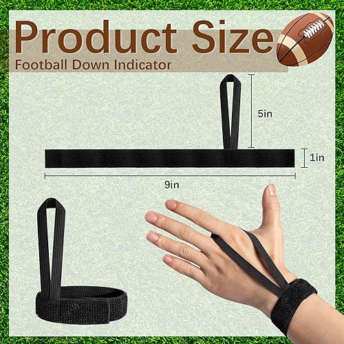 Miniatura 2 de RunNico Indicadores de fútbol abajo - Árbitros de pulsera de fútbol -Muñequera de indicador de fútbol abajo para deportes de partido