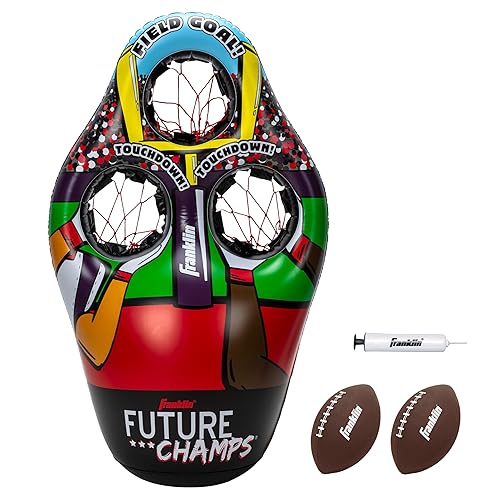 Franklin Sports Kids Football Target Toss Game - Inflatable Throwing