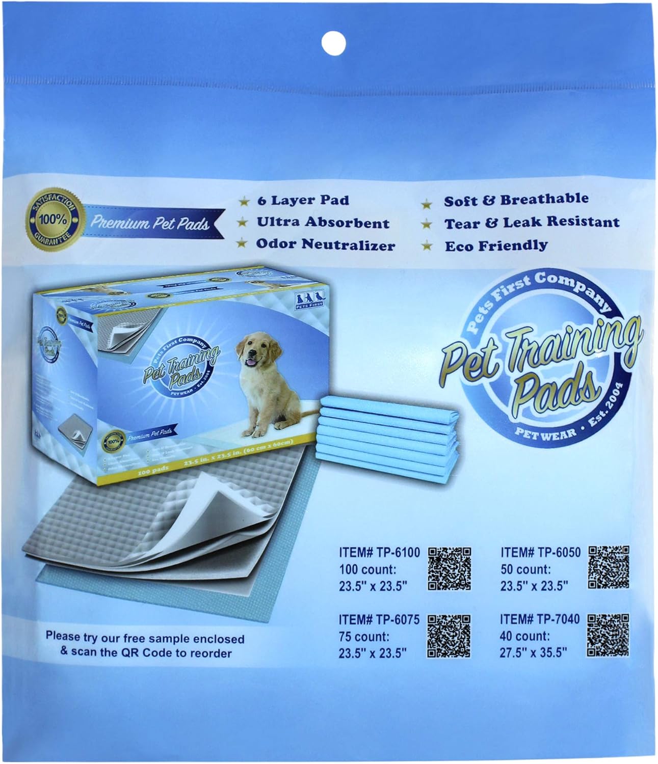 Pets First Deluxe Training Pads Sample Newest Version