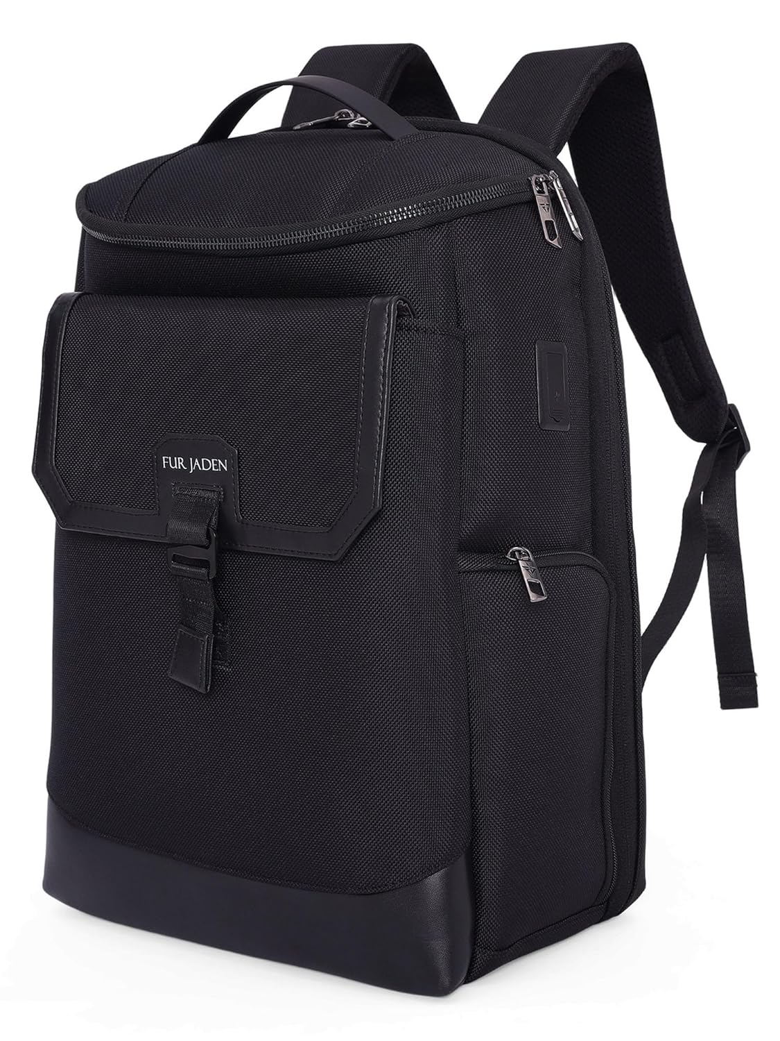 FUR JADEN Pro Series Smart Tech Anti-Theft Laptop Backpack with USB-A and USB-C Type Charging Ports for Men, Women for Business Professionals and College Students FUR JADEN Pro Series Smart Tech Anti-Theft Laptop Backpack with USB-A and USB-C Type Charging Ports for Men, Women for Business Professionals and College Students