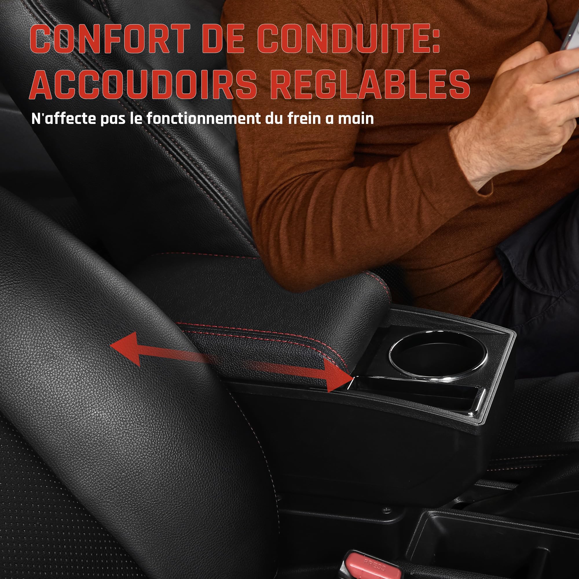 Accoudoir Voiture pour Renault Clio 2013-2017