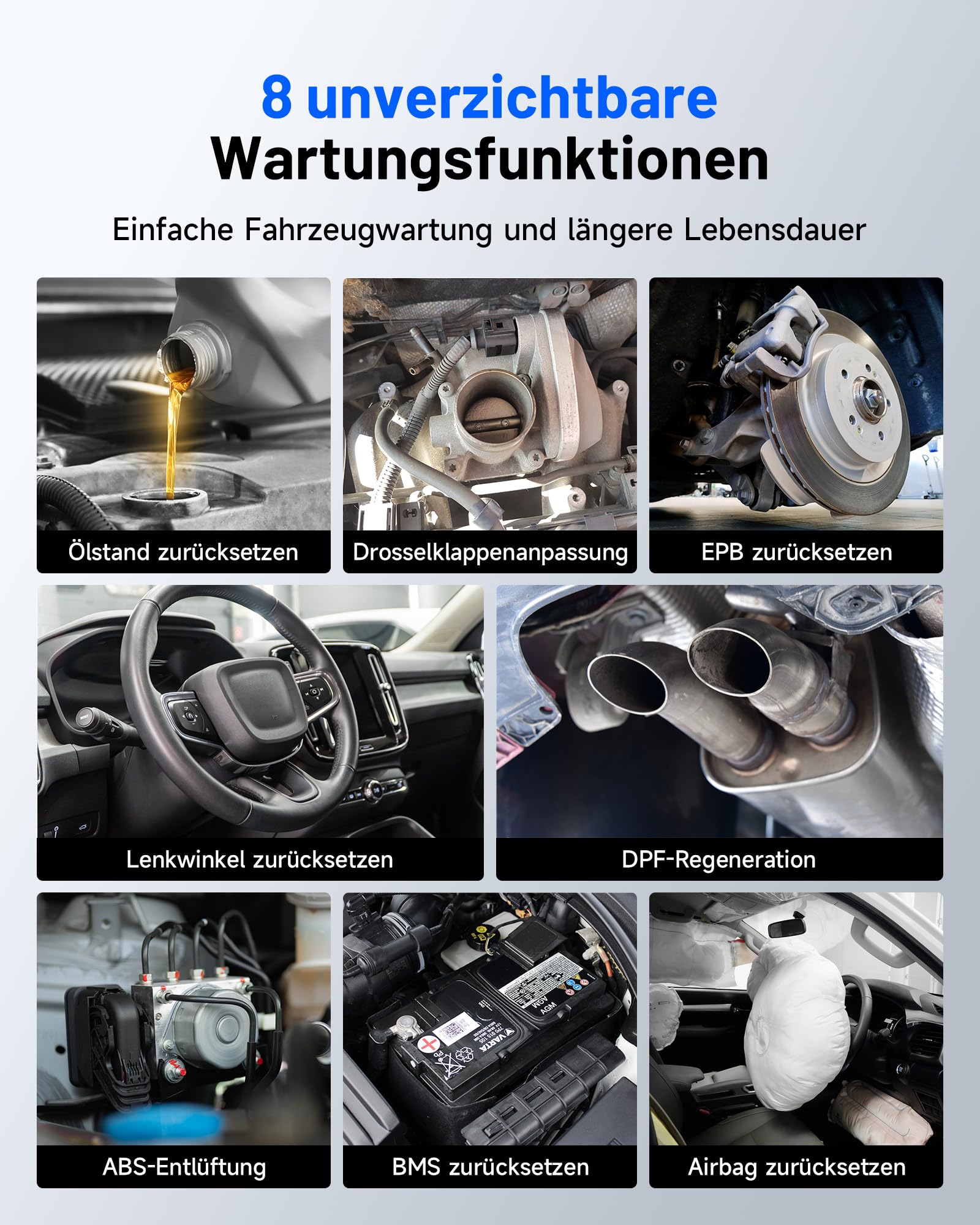 TOPDON Diagnosegerät Auto ArtiDiag900 Lite mit bidirektionalem Scan, FCA-Gateway & CAN-FD, Alle Systeme, 8+ Reset-Diensten, kabelloser Bluetooth OBD2 Diagnosegerät, AutoVIN, 2 Jahre kostenloses Update