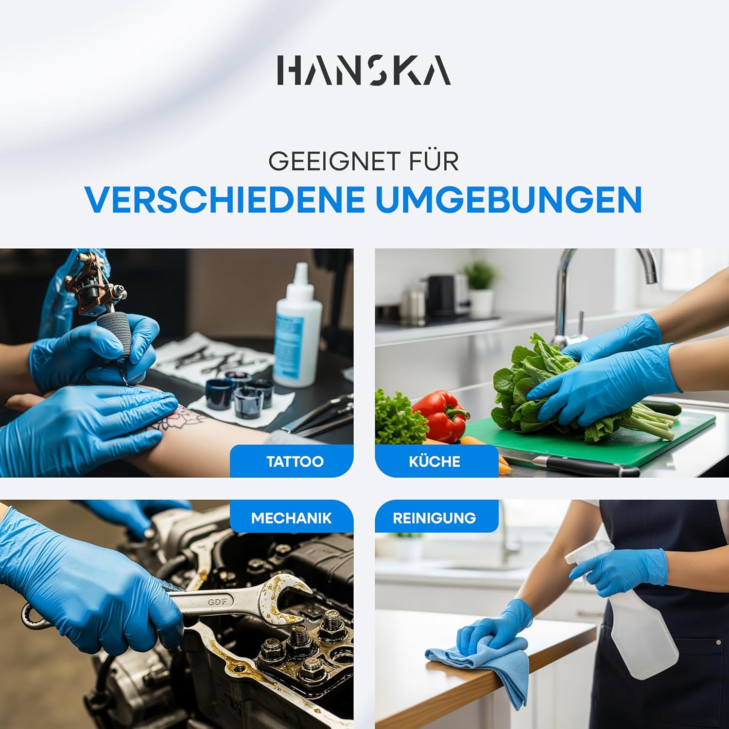 HANSKA kesztyű minőségi jellemzők