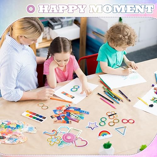 Vista 75 de 80 calcomanías sensoriales de ansiedad con citas inspiradoras, tiras texturizadas tranquilas, para alivio de la salud mental, calcomanías