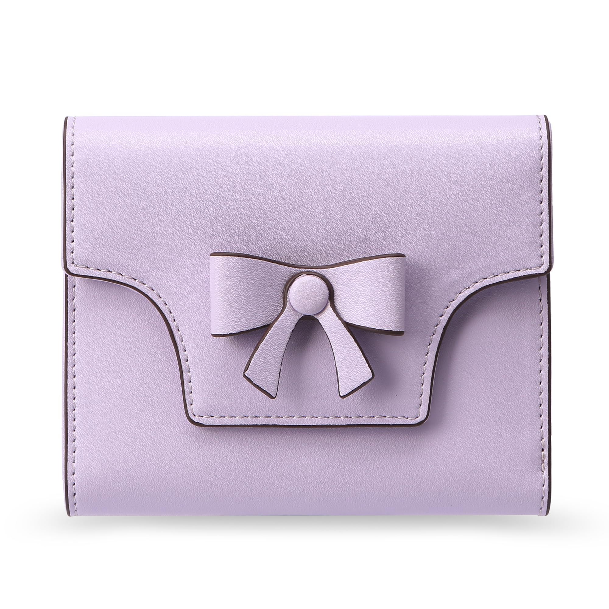 Small Wallet for Women Cute Bifold RFID Credit Card Holder Ladies Leather Wallets with Zipper Coin Pocket