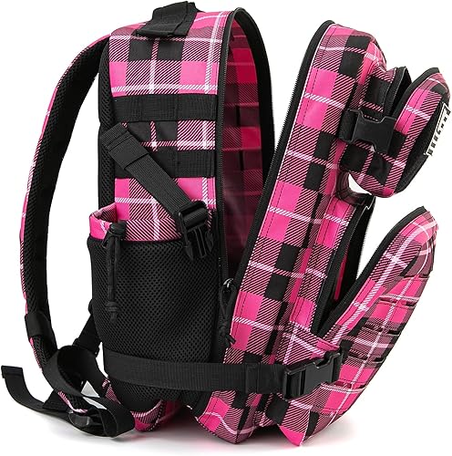 Miniatura 15 de QT&QY Mochilas tácticas militares para hombres, mochila Molle de 35 L, 45 L, bolsa grande de 3 días, mochila de senderismo con soporte para botella