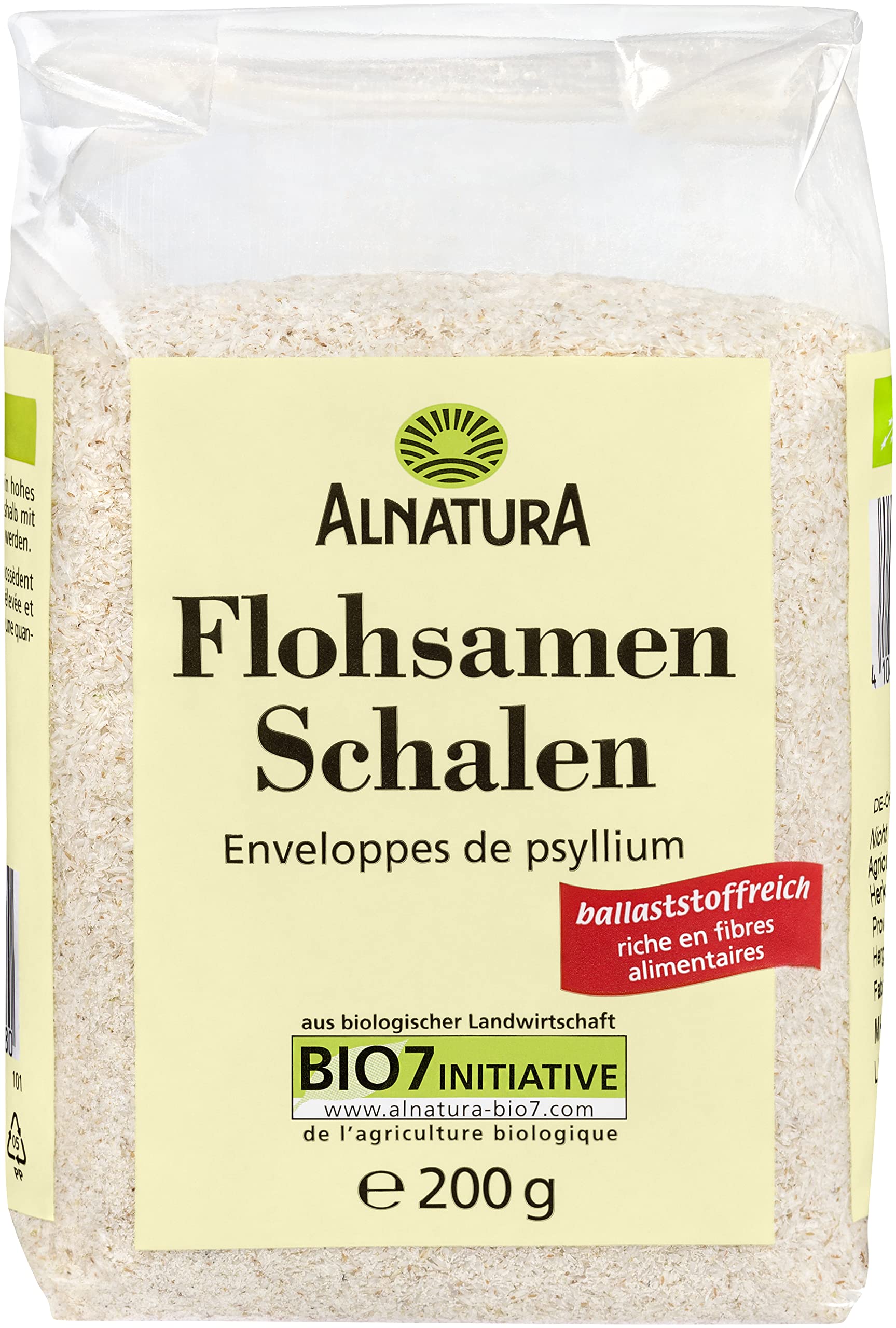 Alnatura Flohsamenschalen, 200 g