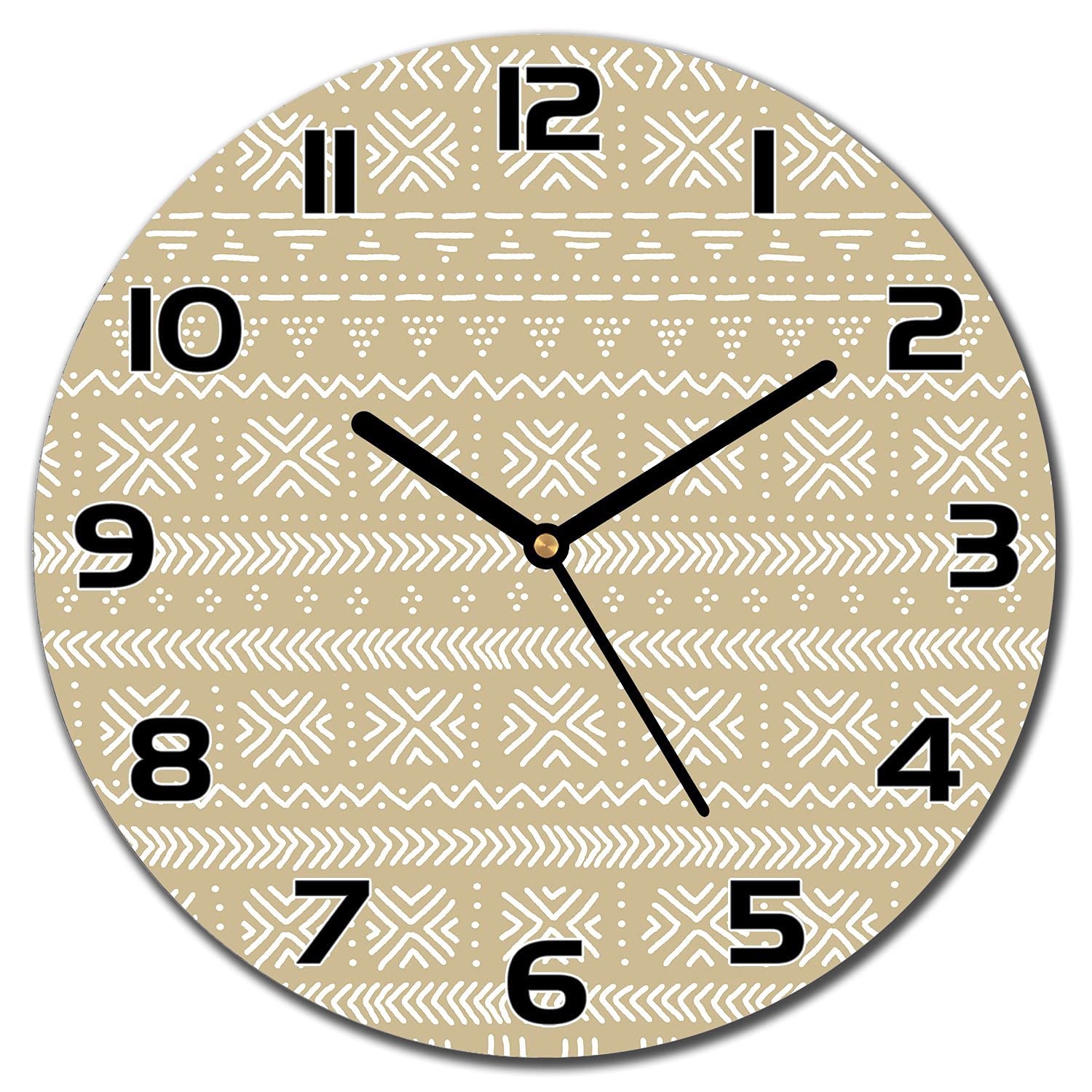 Horloge murale en verre Coloray 30cm pour décorer une cuisine chic