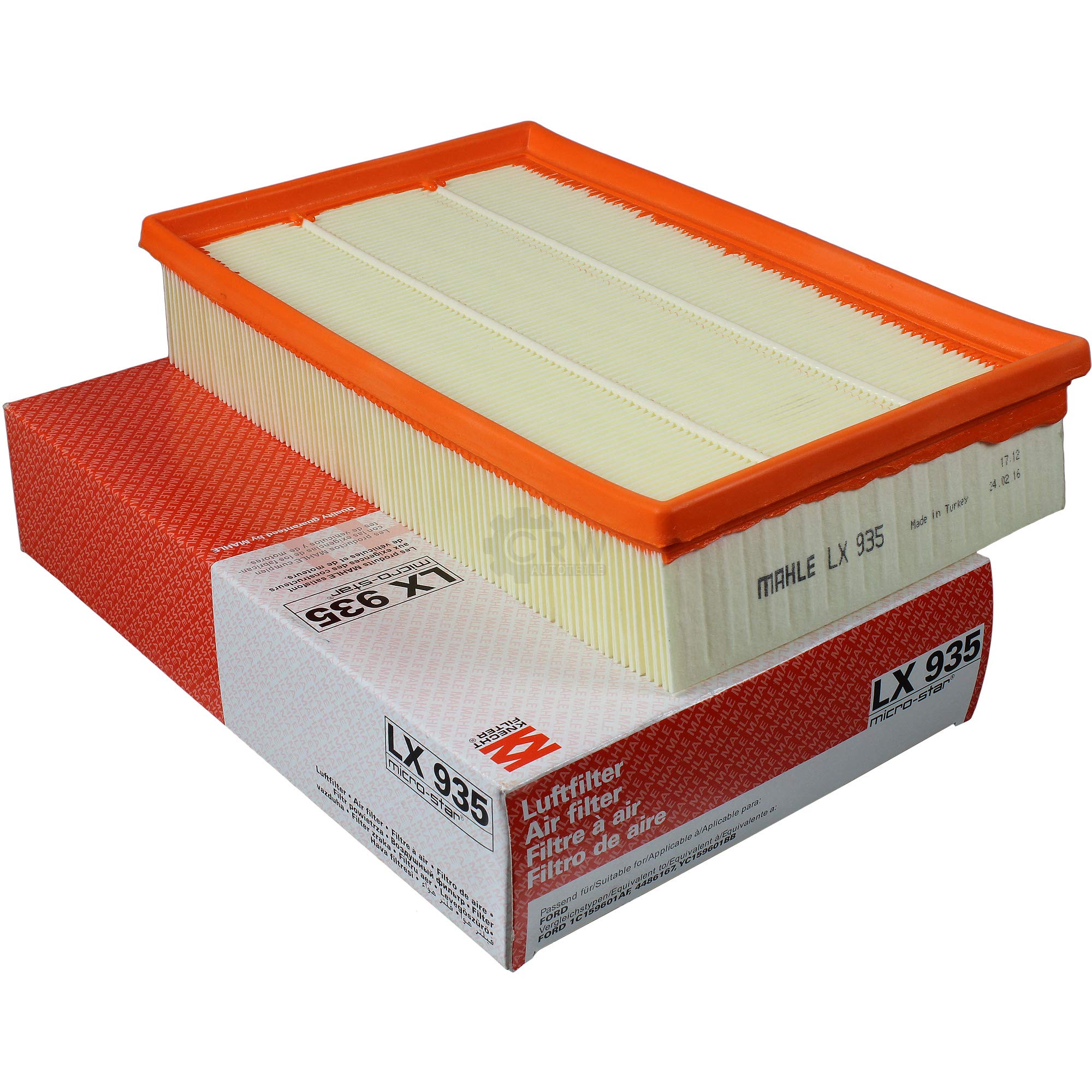 Paquete de inspección Kit de mantenimiento con filtro de aceite OX 191D, filtro de aire LX 935, filtro de combustible KC 116, tornillo de cierre
