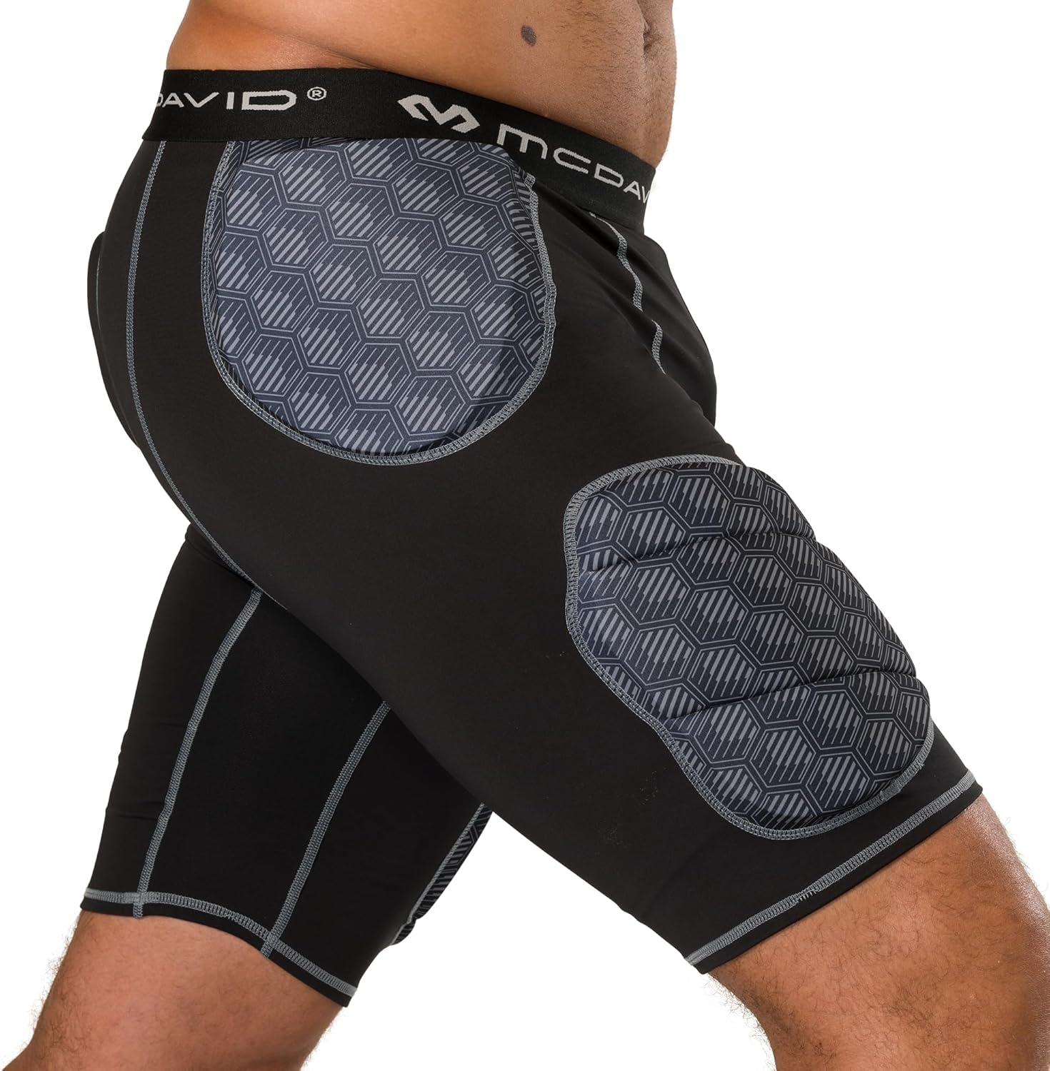 新品】 McDavid マクダビッド 5パッド付ガードル グレー L 新品