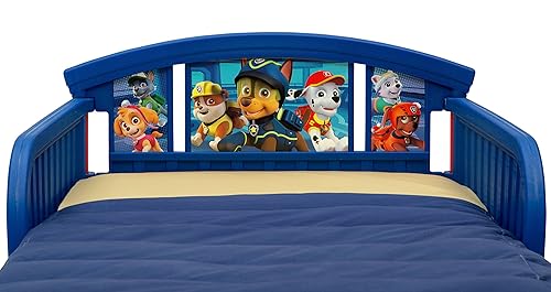 Miniatura 7 de Delta Children Cama de plástico para niños pequeños Nick Jr PAW Patrol  Delta Children Twinkle Galaxy - Colchón de doble cara con núcleo de fibra