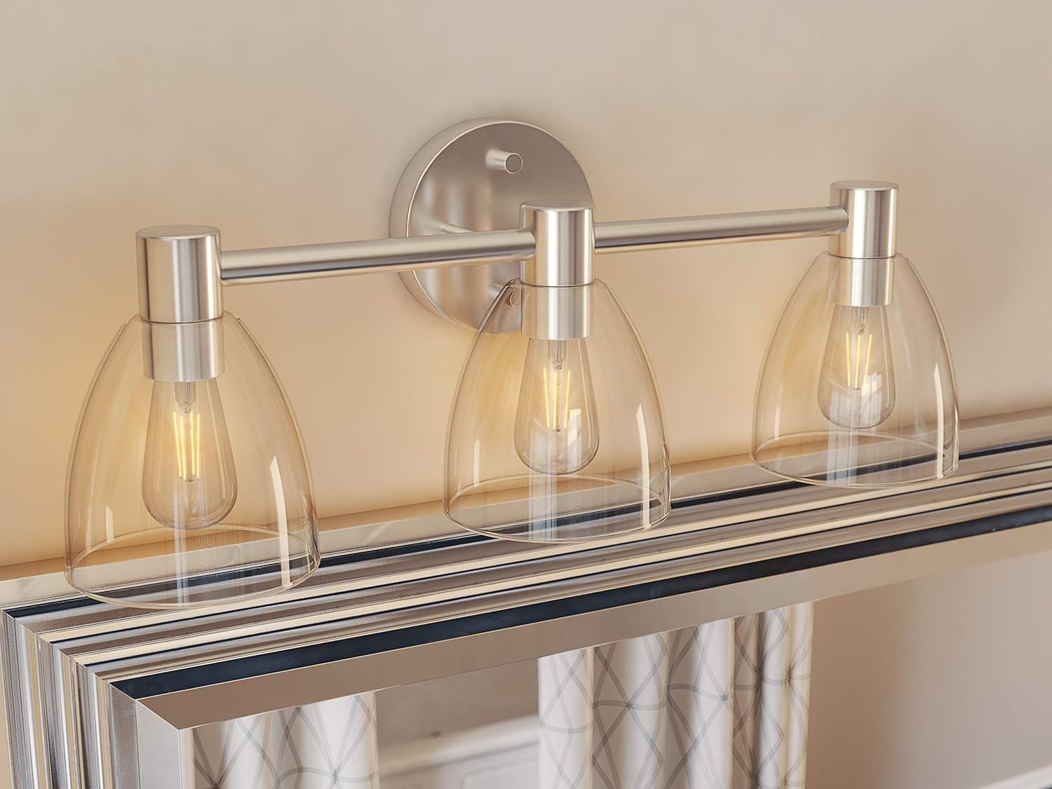 Black Friday - 50% OFF Kenroy Home 92093BS Edis Vanities, Medium, Brushed Steel