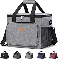 Vista 19 de Lifewit - Bolsa de almuerzo grande aislada, lonchera suave con enfriamiento para adultos, hombres, mujeres.