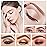 LSxia Waterproof Eye-Brow Pen-cil Set, Pull Cord Peel-off Eyebrow Pencil Microblading Pen Supplies Kit, White Eye-Liner Pencil and Eyebrows Tool Tattoo Makeup For Marking (5+1 Brown)