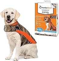 Vista 24 de ThunderShirt para Perros, XS Pequeña, Polo Azul - Chaleco Calmante para Alivio de la Ansiedad Canina