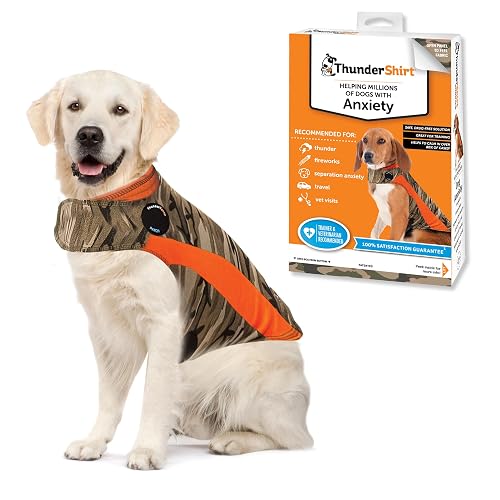 ThunderShirt Chaleco de ansiedad para Perros, Talla XL, diseño de Camuflaje