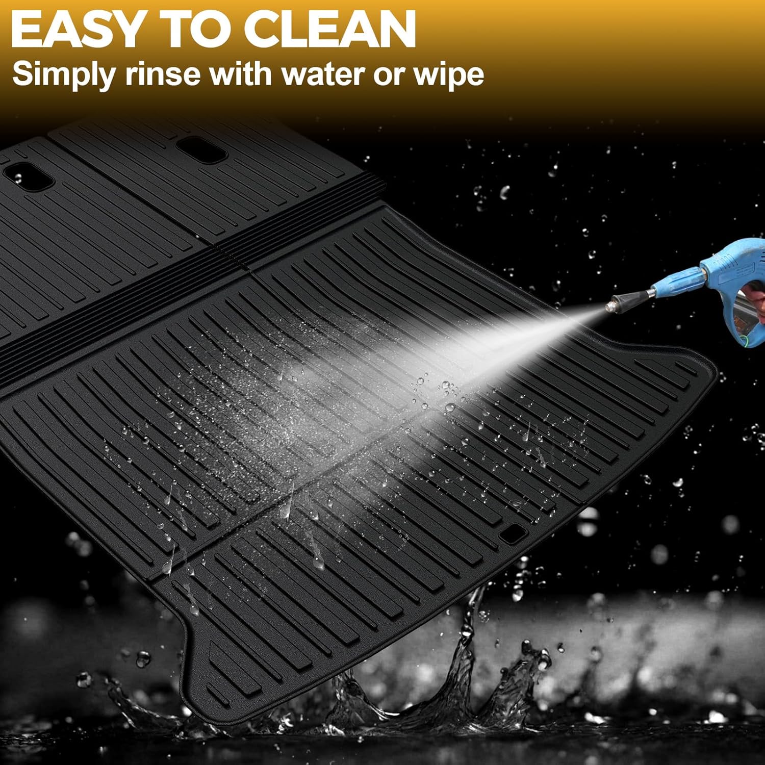 Cargo Mat with Backrest Mats for 2020-2026 Mazda CX30, Full Coverage All Weather TPE Trunk Mat Cargo Liner with Backrest Protectors for Mazda CX-30 Accessories - Image 8