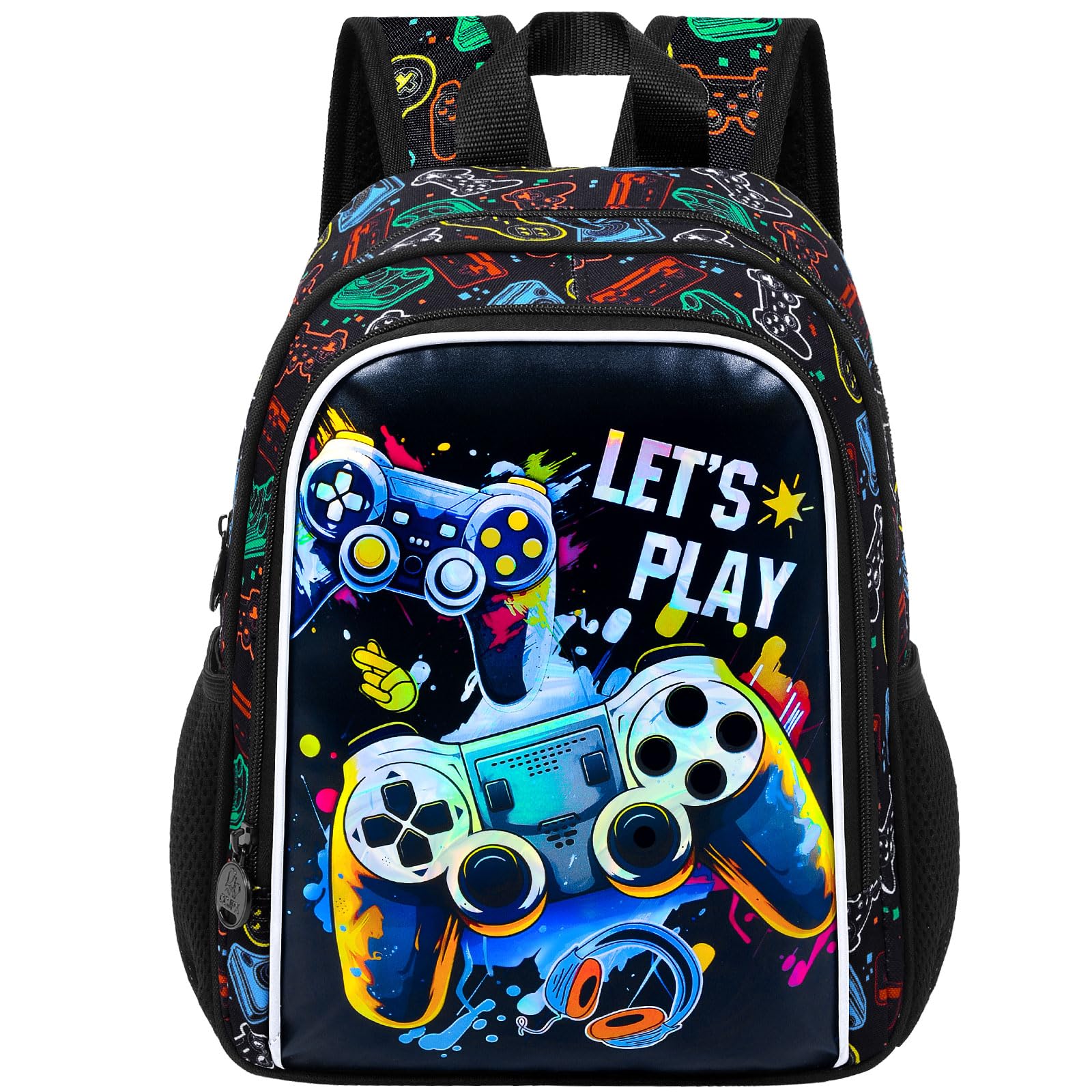 UFNDC Toddler Backpack for Boys, Kids Cute Game Preschool Bookbag, Kindergarten school Bag