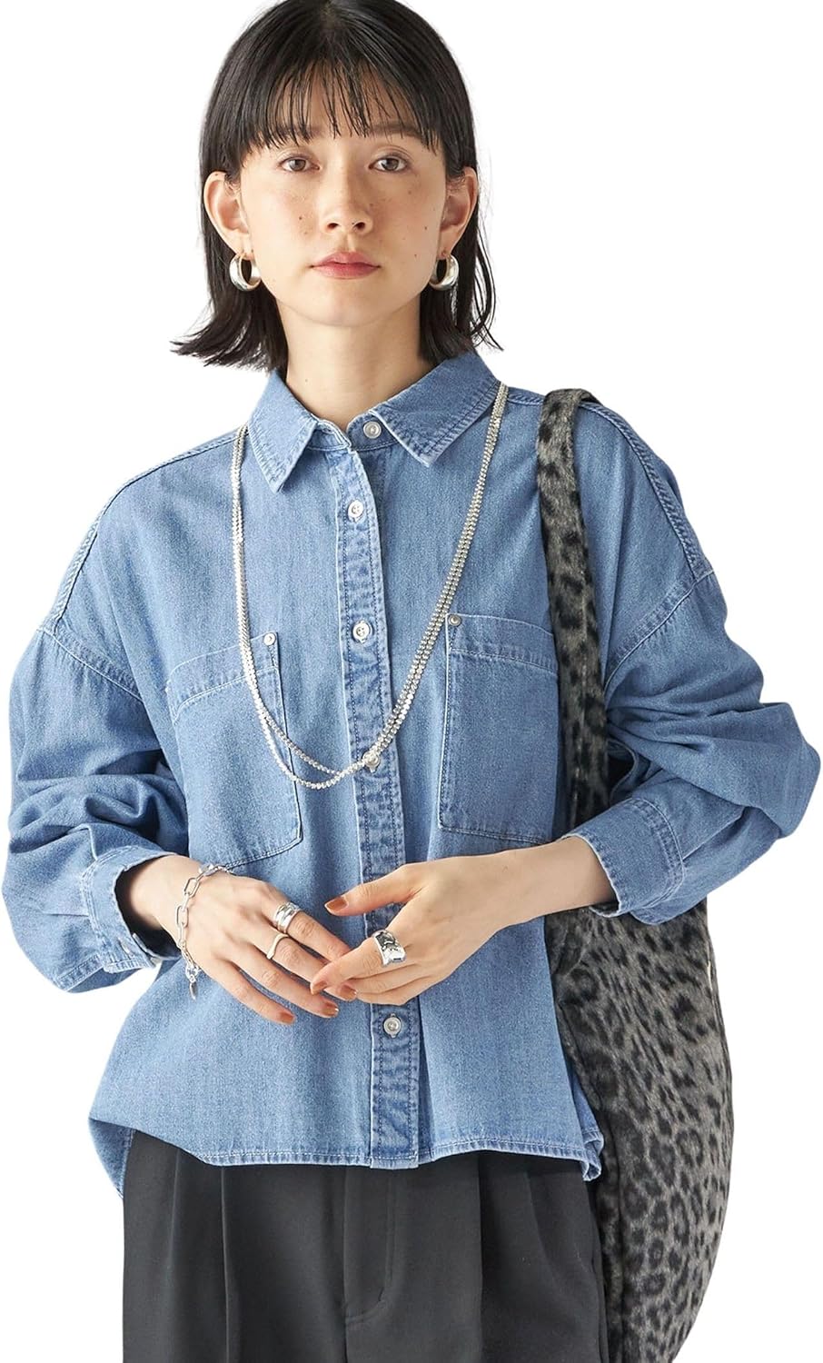 stone デニムジップシャツ stone デニムジップシャツ stone デニム