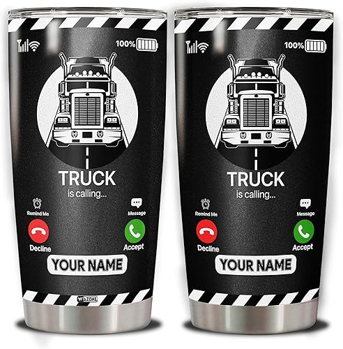 Vista 27 de WAZONE Vaso de café personalizado de 20 onzas y 30 onzas con nombre personalizado para parejas, taza térmica de acero inoxidable, taza de viaje