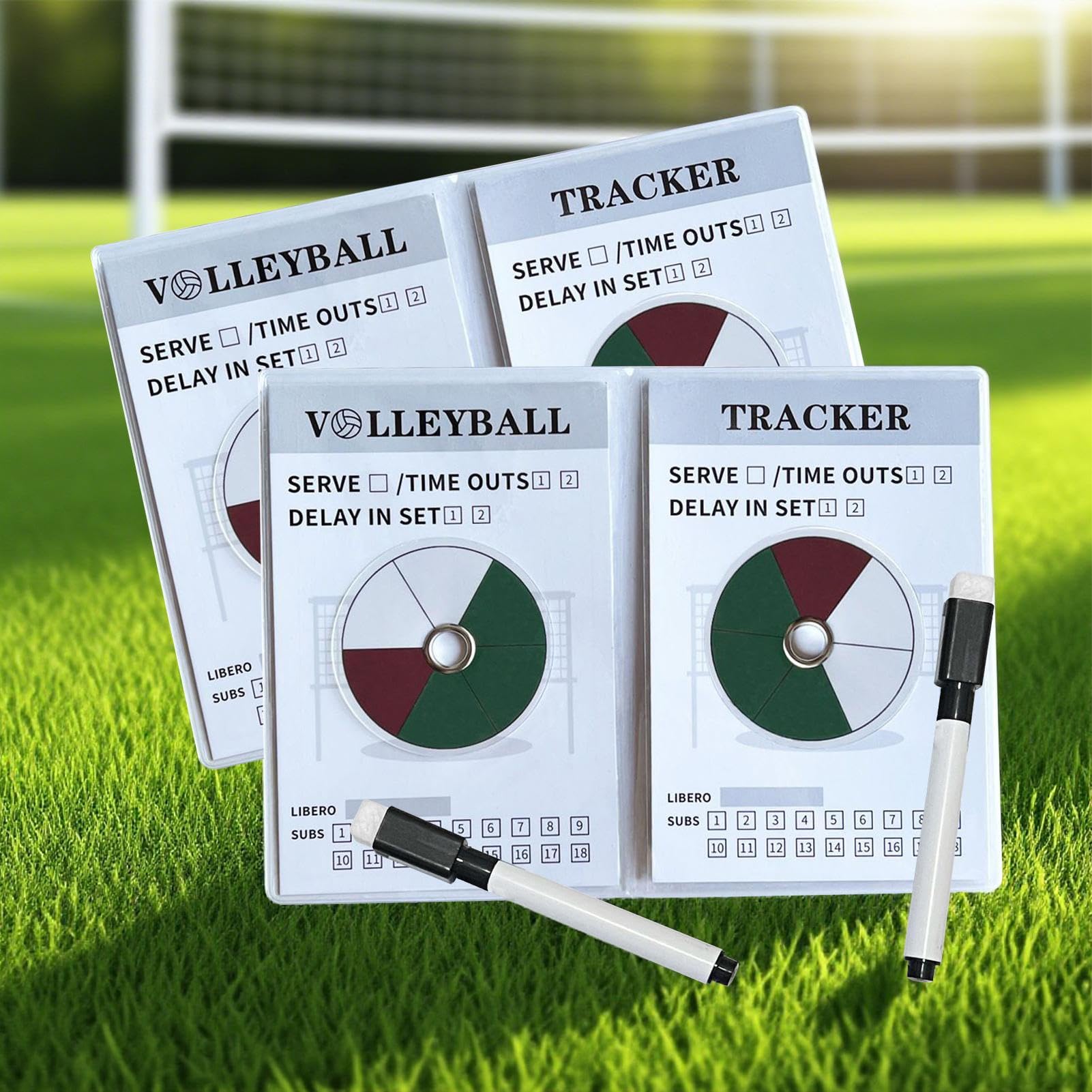 Generisch Rotazione di pallavolo Rotation Track Rad, Allenamento Pallavolo Rotation Track - Attrezzatura di Coaching Asciutto Pulibile Coaching Posizioni Sollevamento Monitoraggio Tempi E