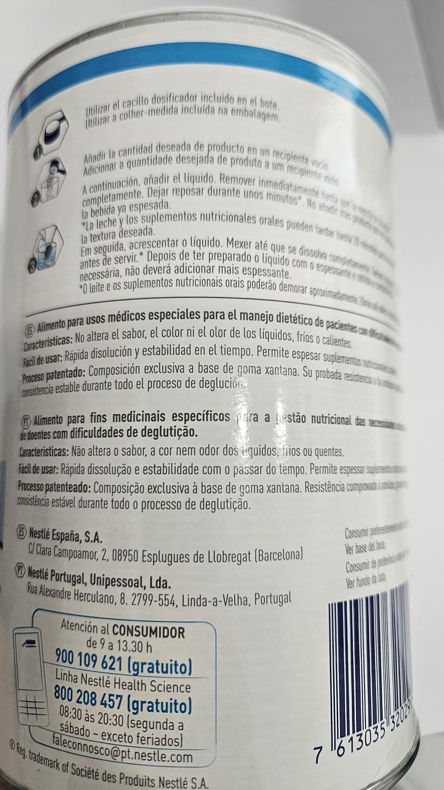 Nestlé Clear Suavizador de Recursos 250g