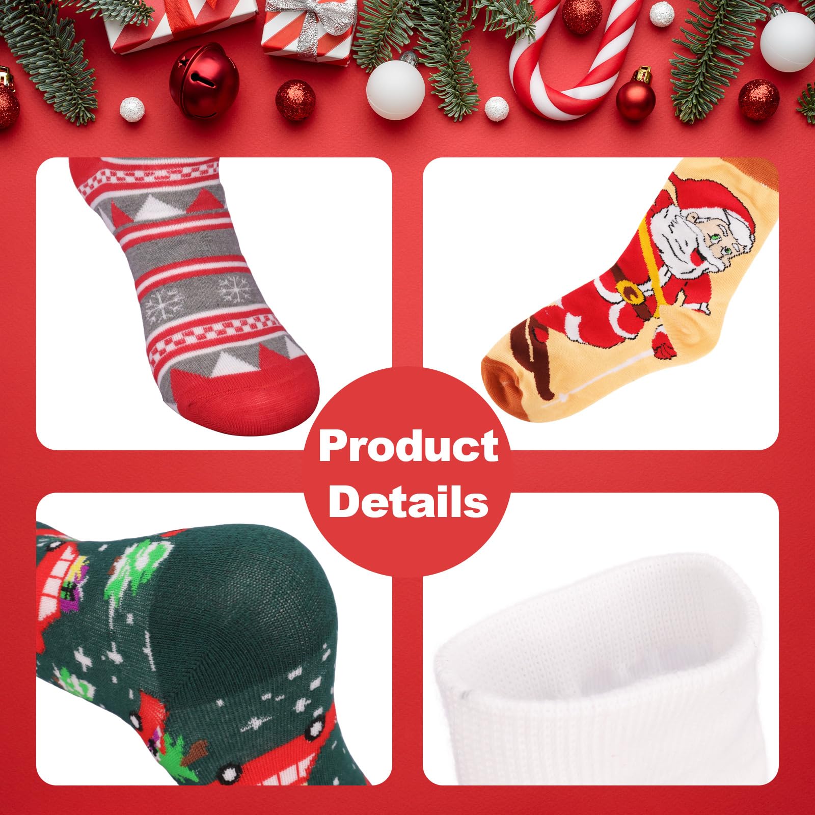 Promo Lot De 2 Paires De Chaussettes De Noël Femme Chez Hyper U