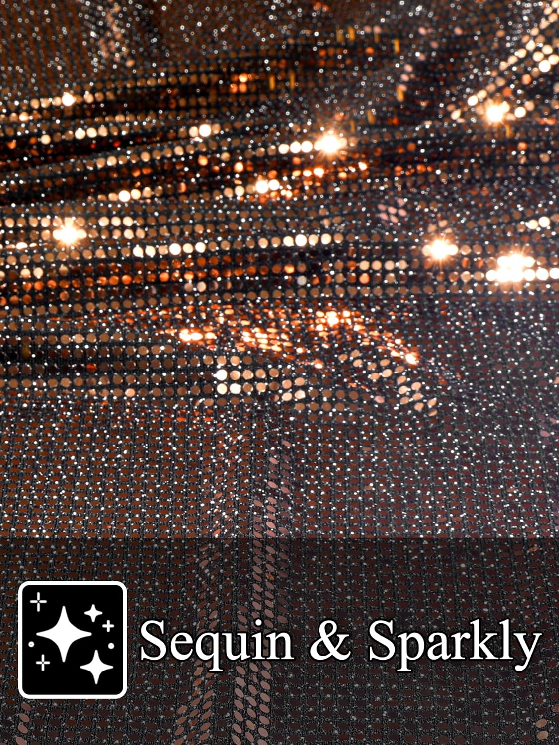 Lars Amadeus Sequin Tank Top for Men's Metallic Sparkle Glitter Sleeveless Tank Shirts - Image 6