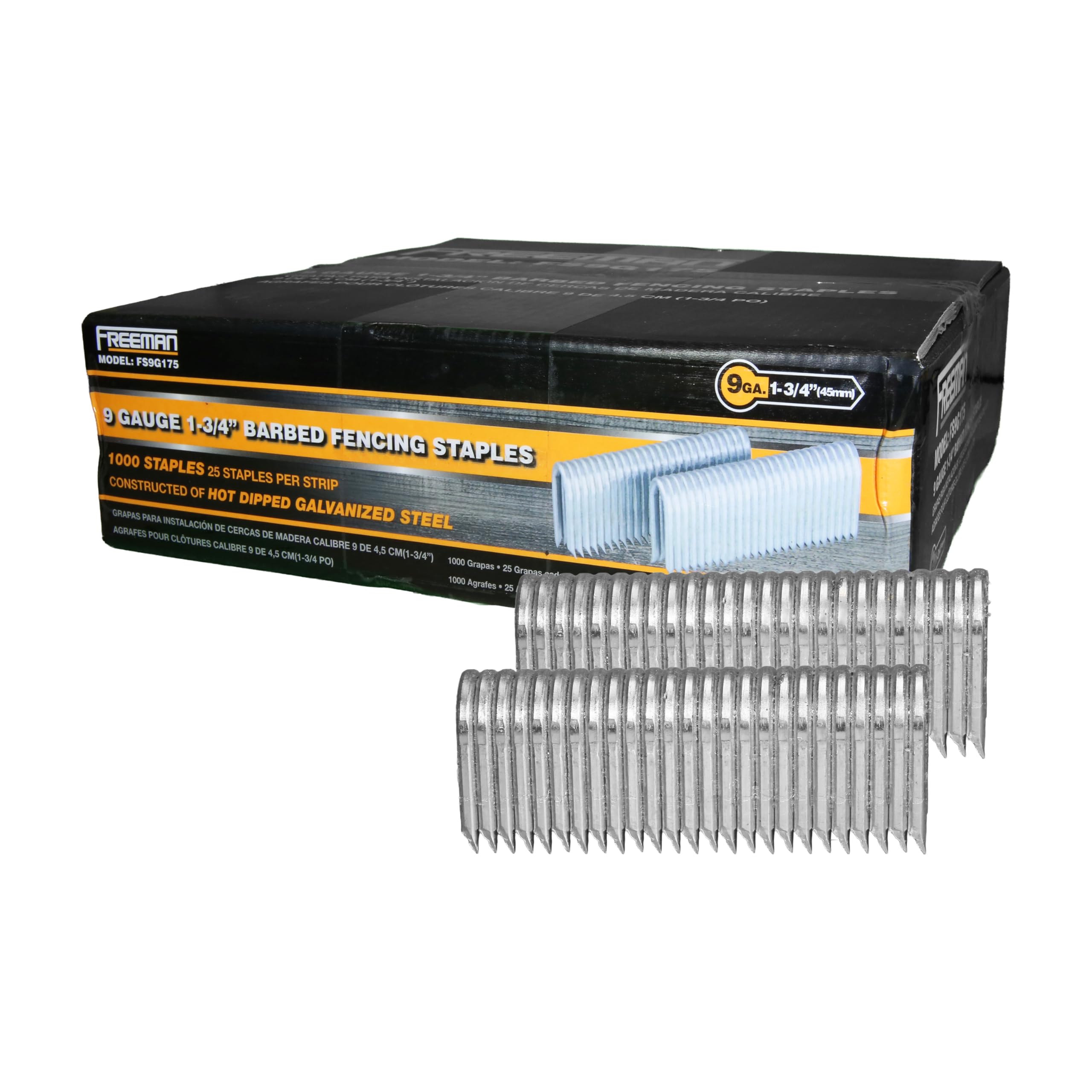 Freeman Fencing Staples - 1000 Count -1 Freeman Fencing Staples - 1000 Count -1