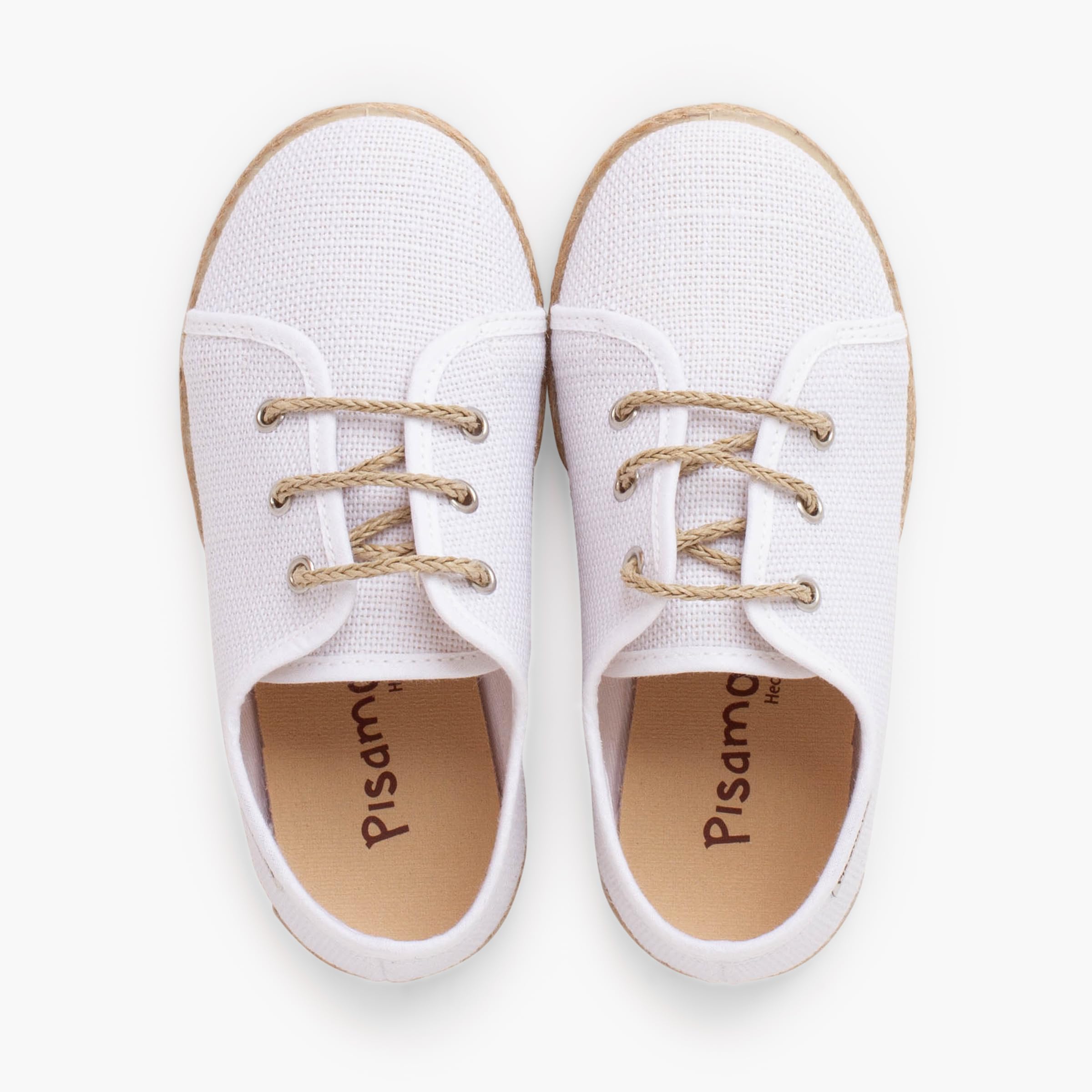 Pisamonas Blucher Niños Lino Cordones Yute