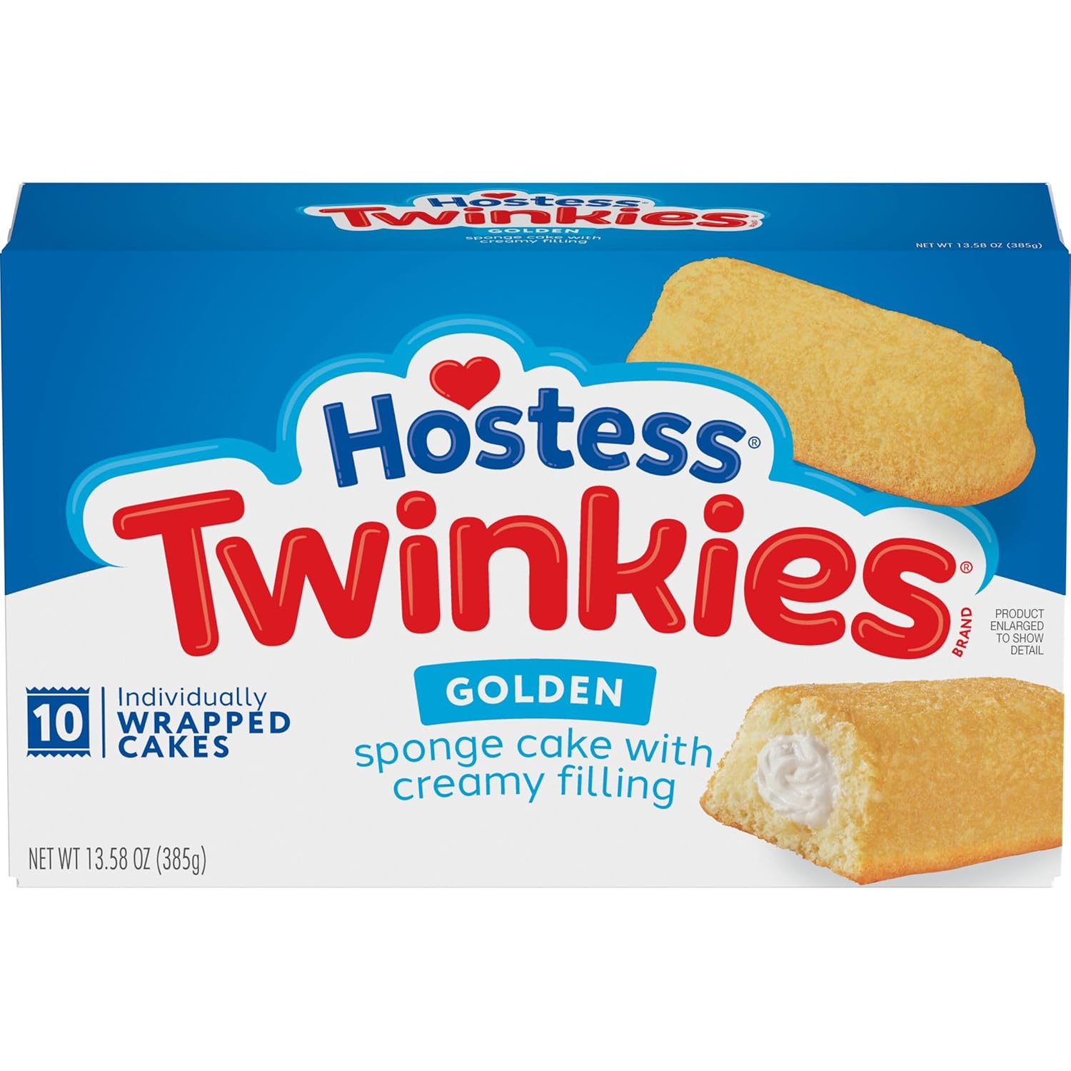 Hostess Twinkies Multipack 13.58 oz - Original Golden Snack Cakes for All-Day Sweet Cravings