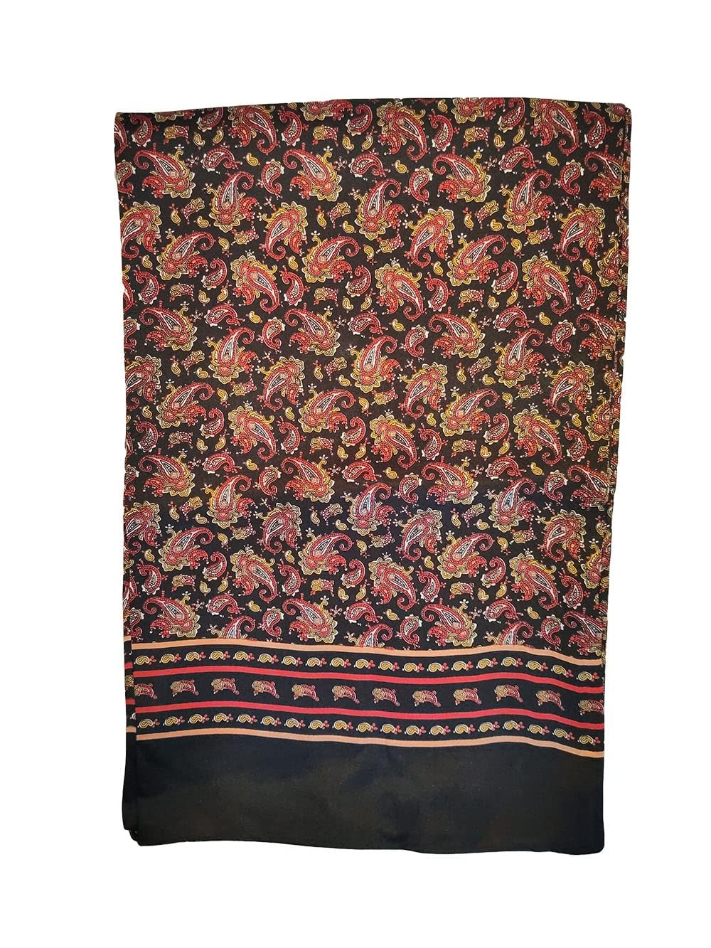 Foulard en Soie Vintage pour Homme, 100% Pure, Motif Classique, Double Couche, imprimé Gentleman