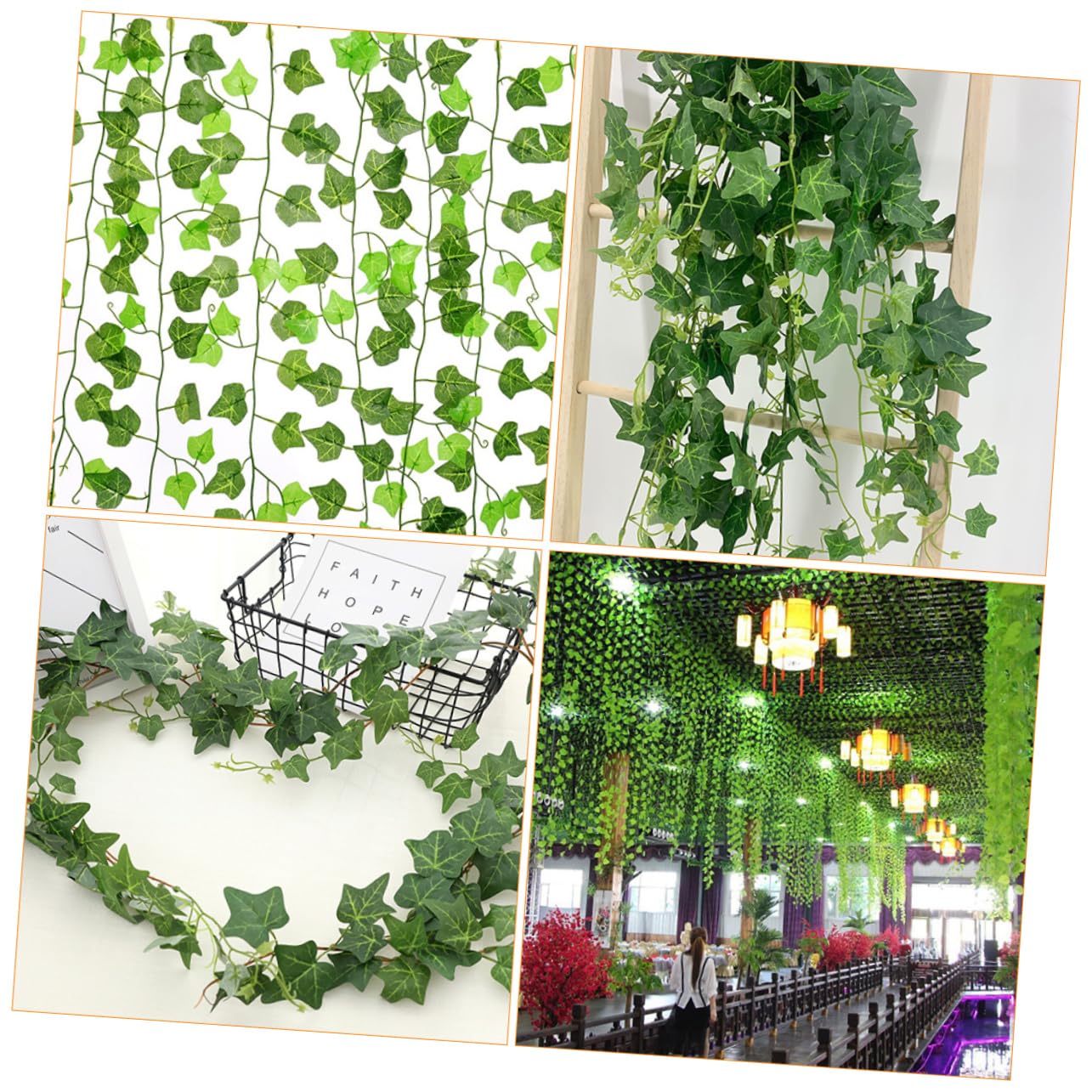 DECHOUS Artificial Hanging Flowers Plants Outdoor Purple Bouquet Artificial Flowers Simulation Flower Simulation Lavender Plastic Flower Wall Hangi