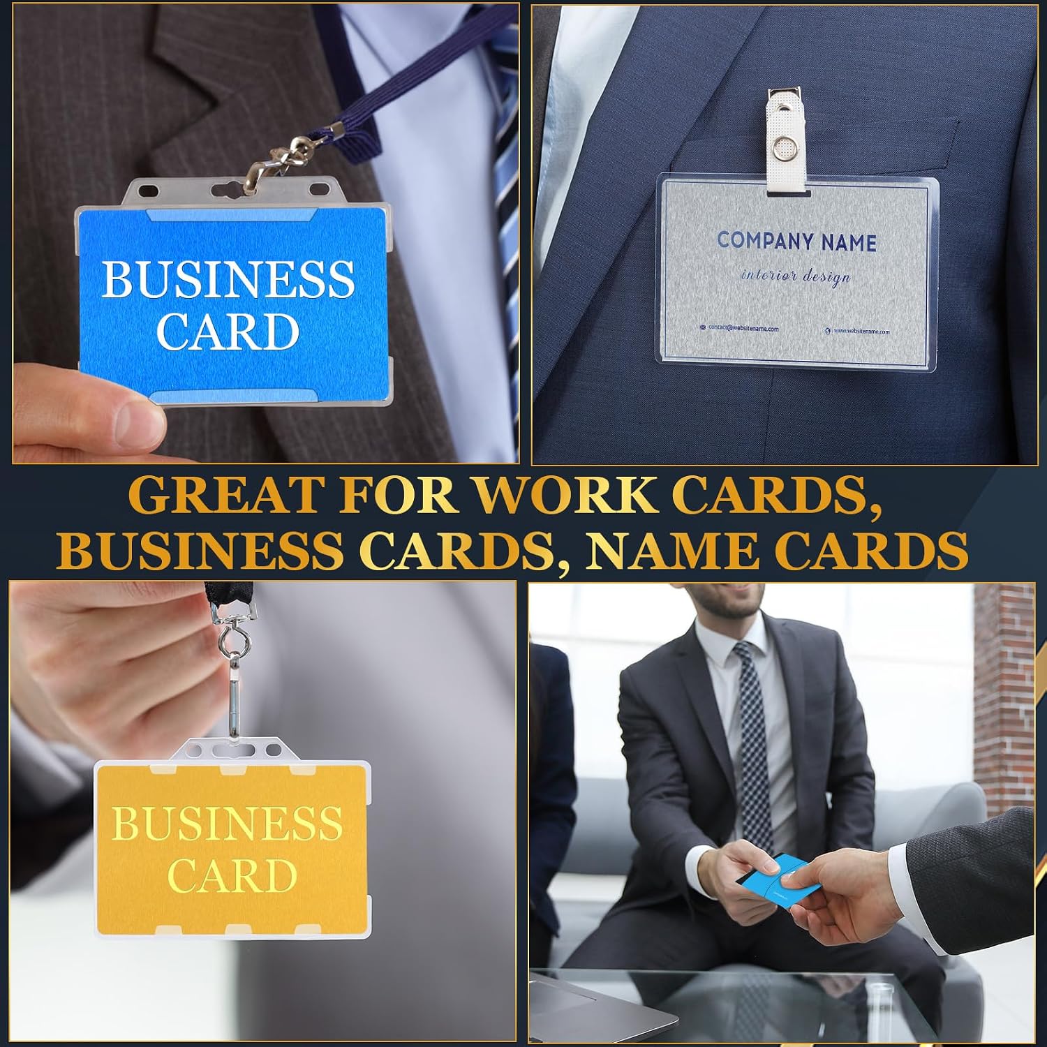 Tandefio 1000 Pcs Metal Business Card Blanks Bulk Aluminum Sheet Business Card 3.38 x 2.12" for Customize Office Name Laser Engraving CNC Graduation Gift(Colorful)