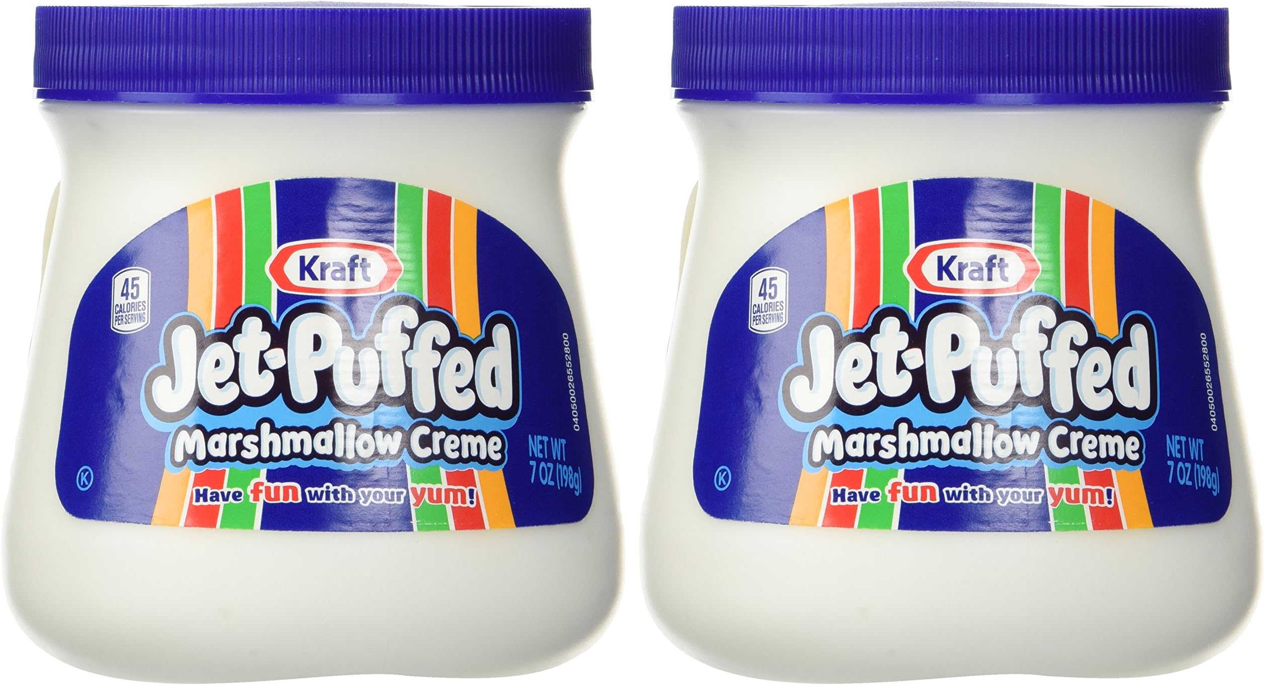 Kraft Jet Puffed Marshmallow Creme Spread, 7oz (Pack of 2)