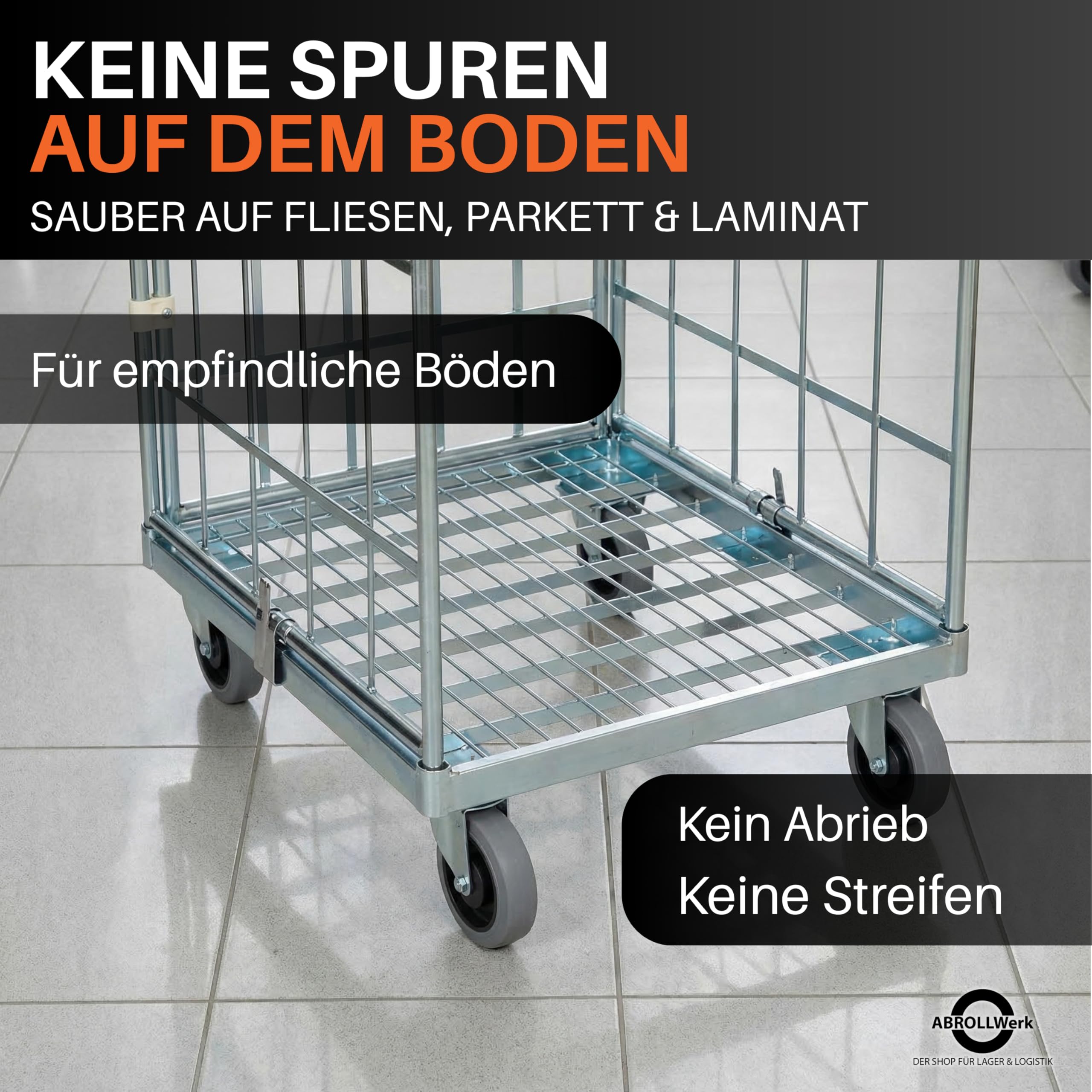 2er Set Einbaurad 125 mm – Gummirollen grau, spurlos – langlebiges Ersatzrad mit Kugellager & Achszubehör M10 – Vielseitig & Leise Transportrollen für Möbel, Werkstatt & Industrie