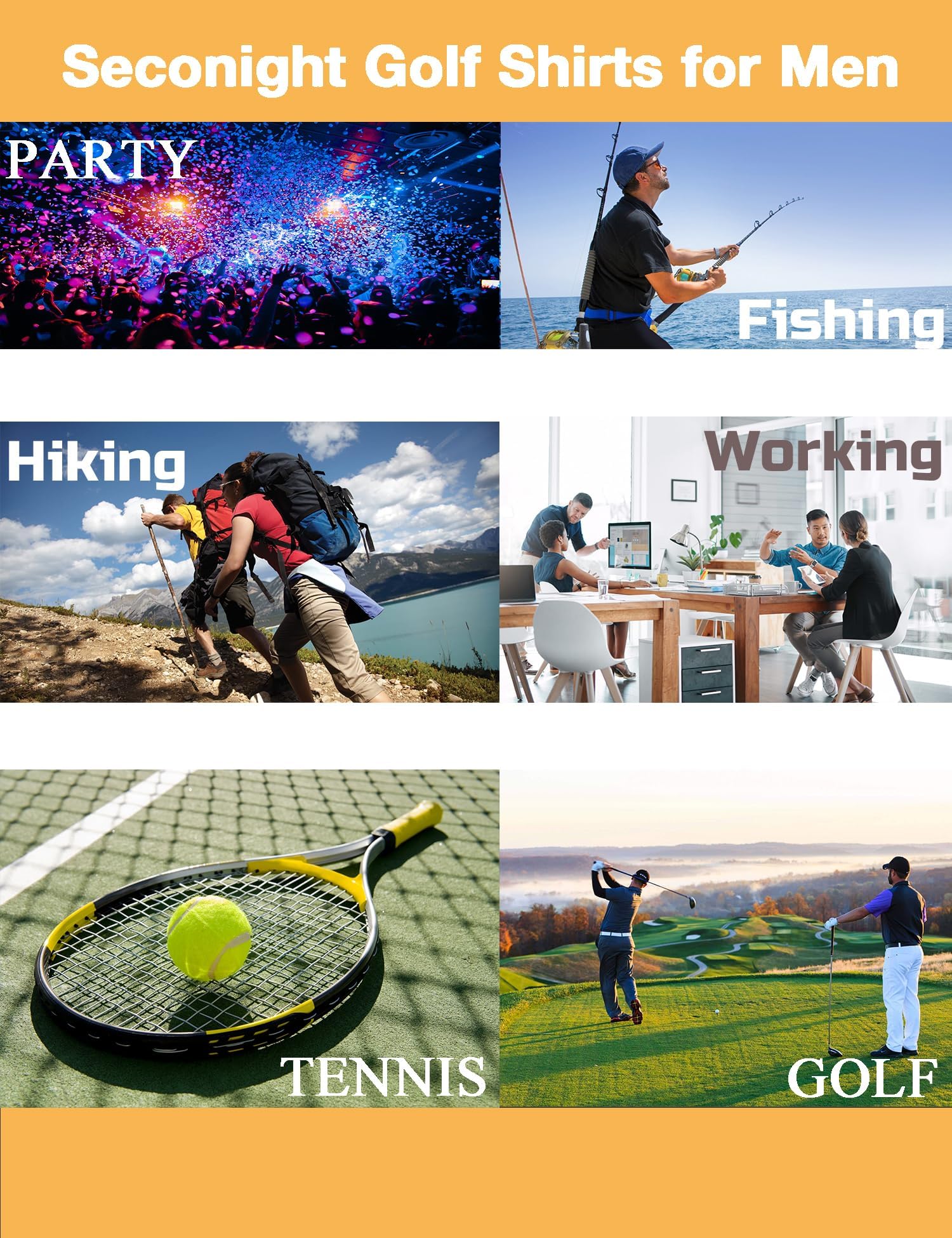 Polo de golf para hombre, estampado divertido, manga corta, rendimiento de secado rápido